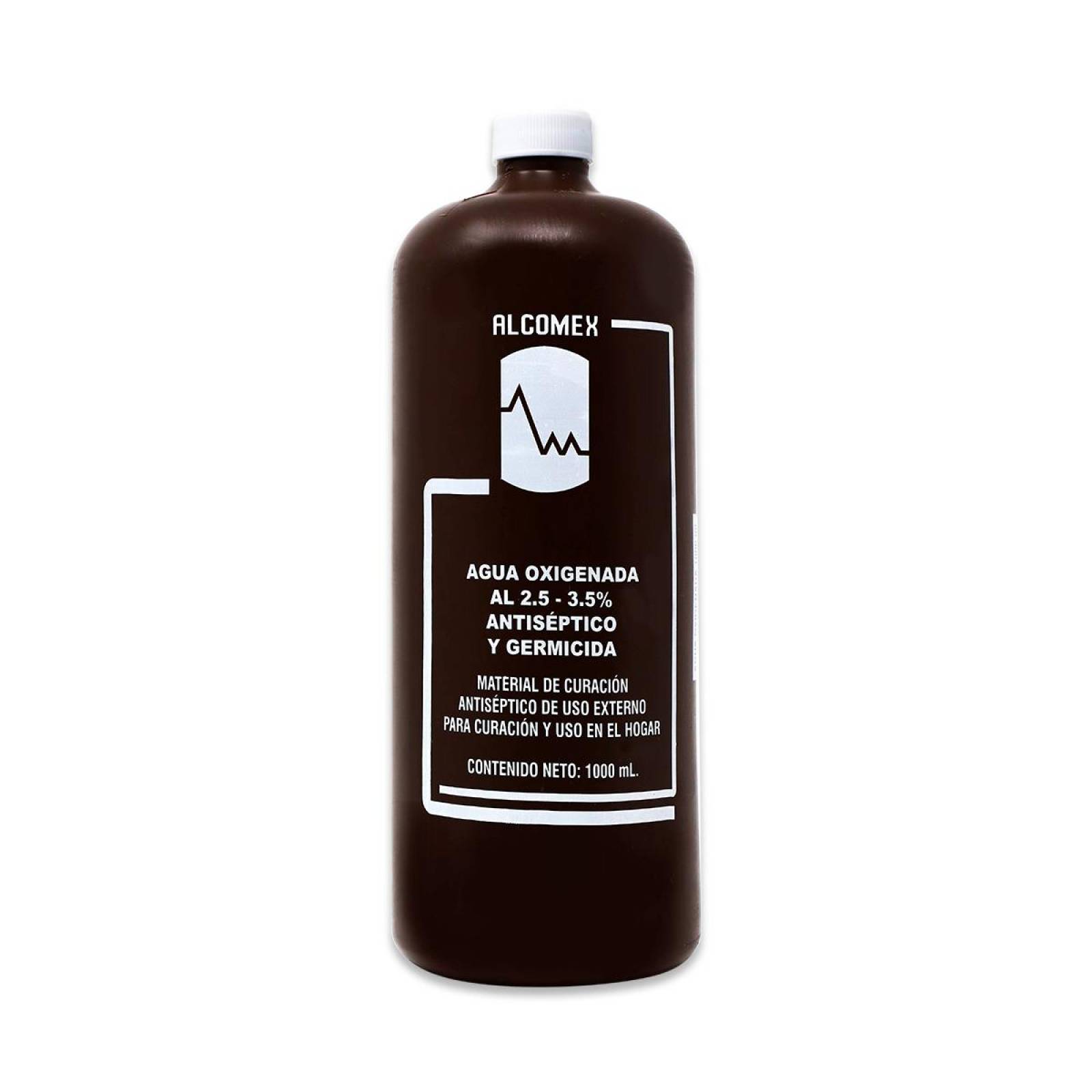 Agua Oxigenada Alcomex Al 2.5 - 3.5 % 1000 Ml 