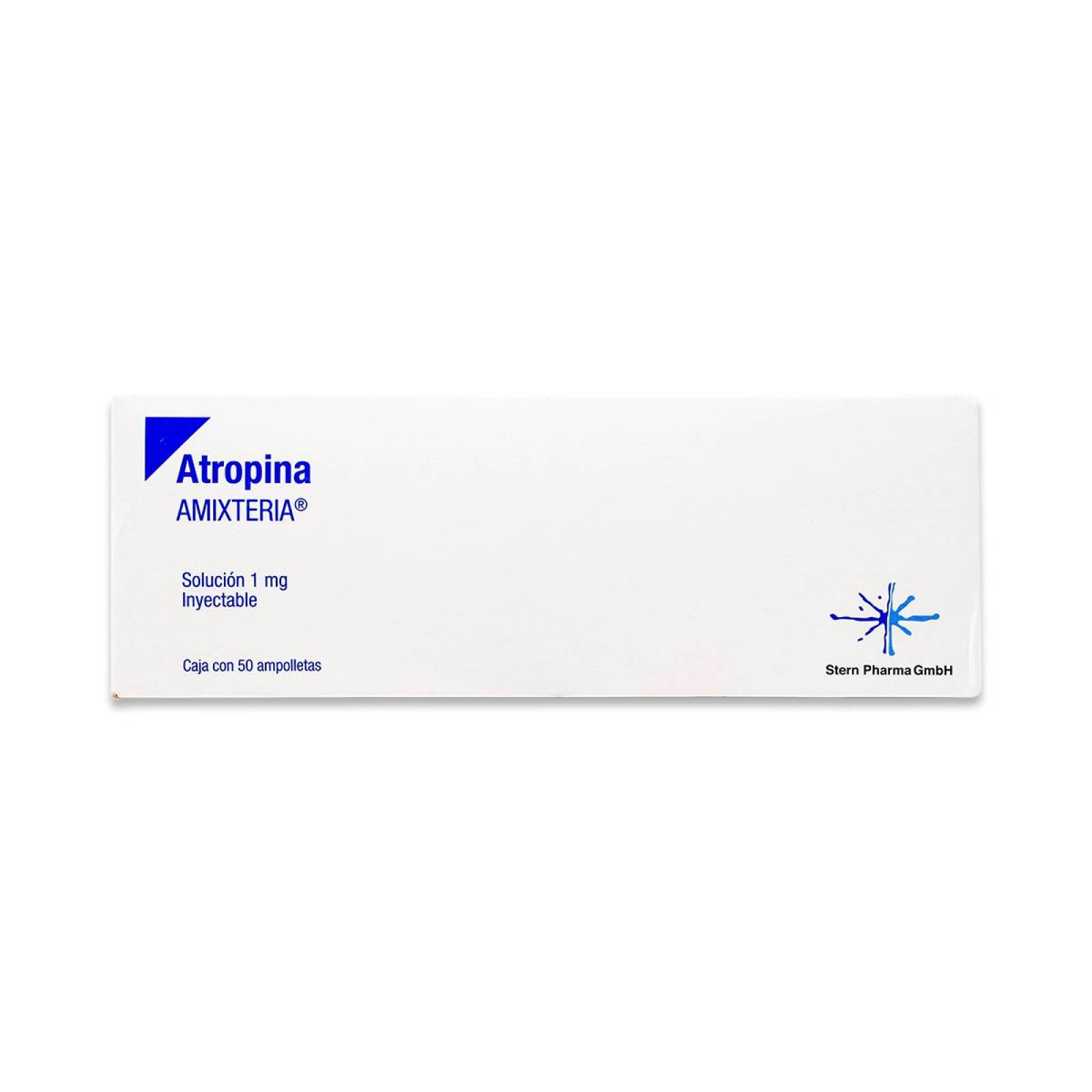 Atropina Amixteria Stern Pharma 1 Mg Con 50 Ampolletas Inyectable 