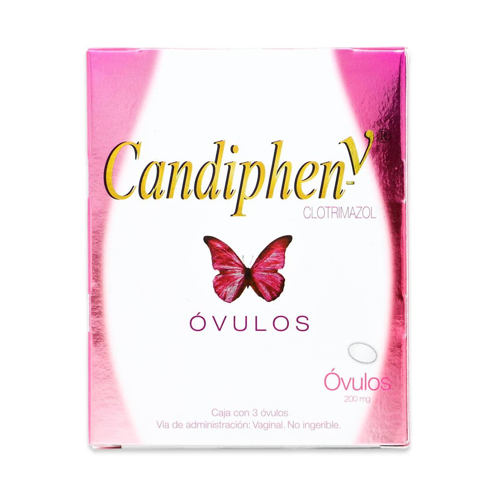 Candiphen - V Clotrimazol Sons Caja Con 3 Ovulos 200 Mg 