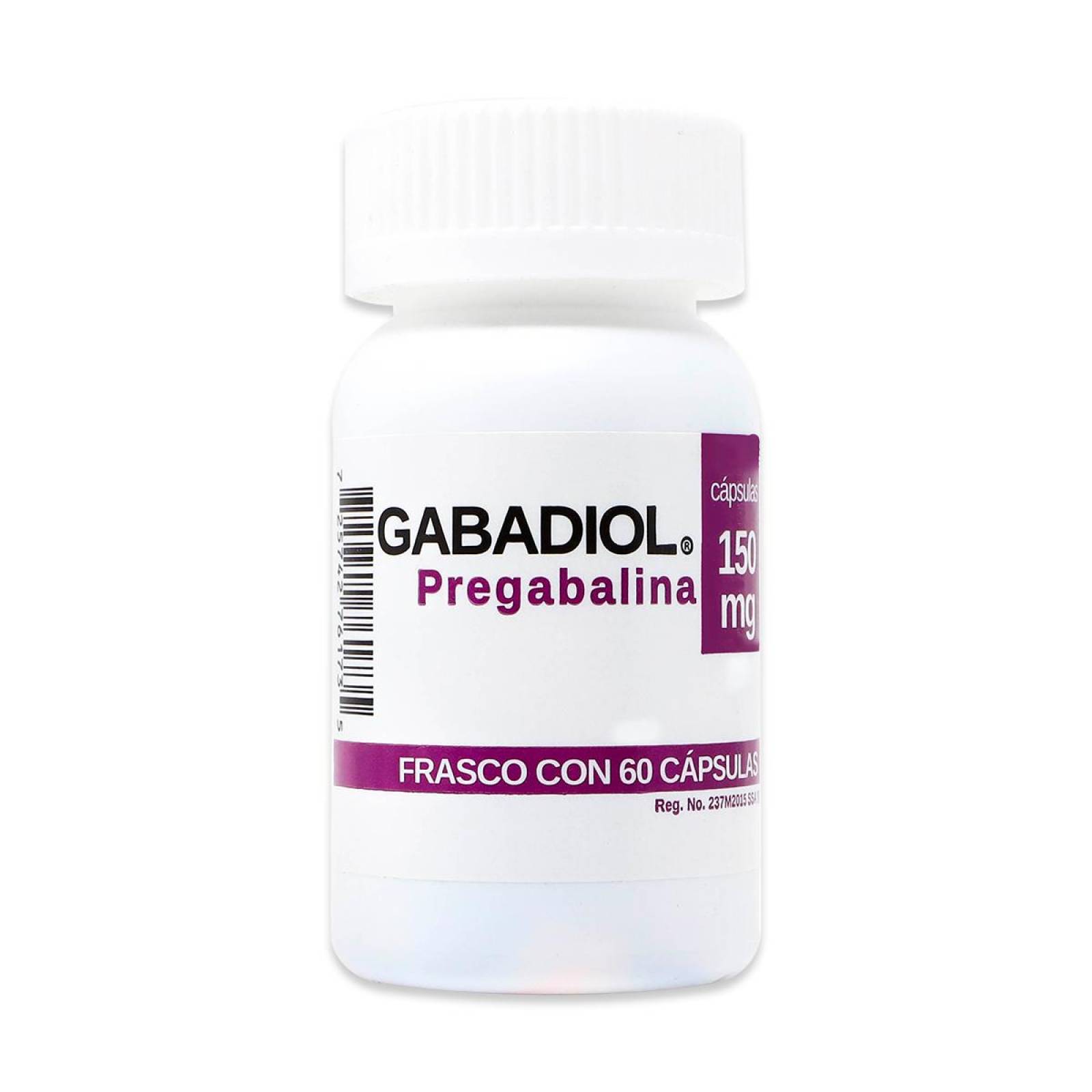 Gabadiol Pregabalina Sbl 60 Cápsulas 150 Mg