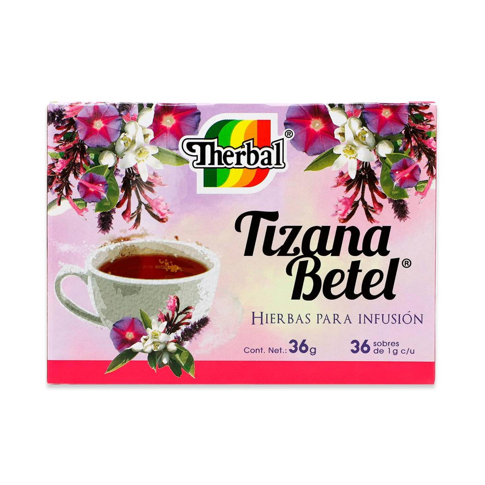 Tizana Betel Therbal Hierbas Para Infusion Caja Con 36 Sobres De 1 G C/U 