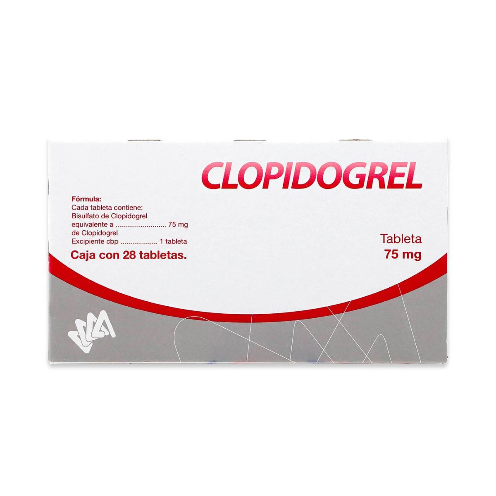 Clopidogrel Solara 28 Tabletas 75 Mg 