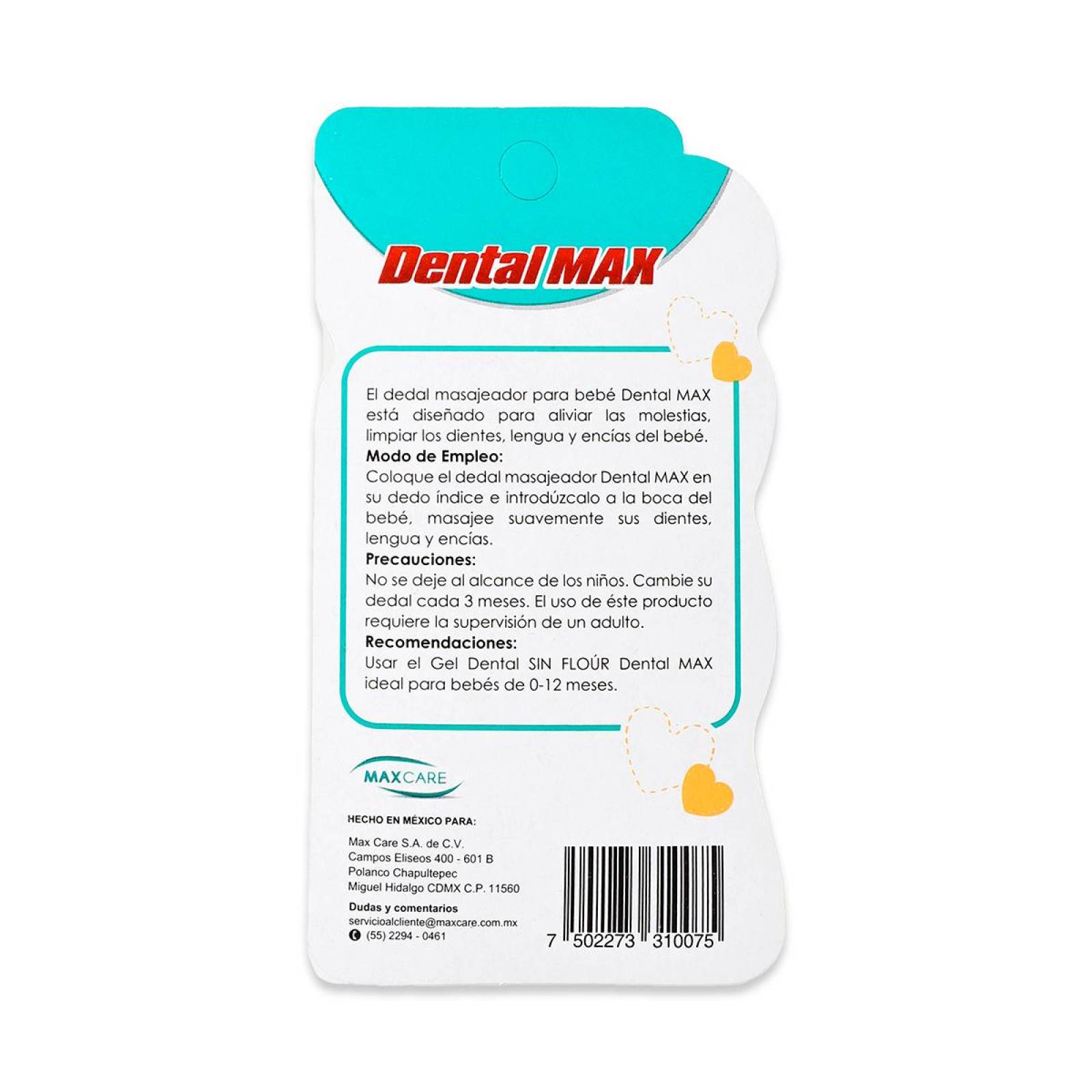 Dedal Dental Max Masajeador Para Bebé 1 Pieza 