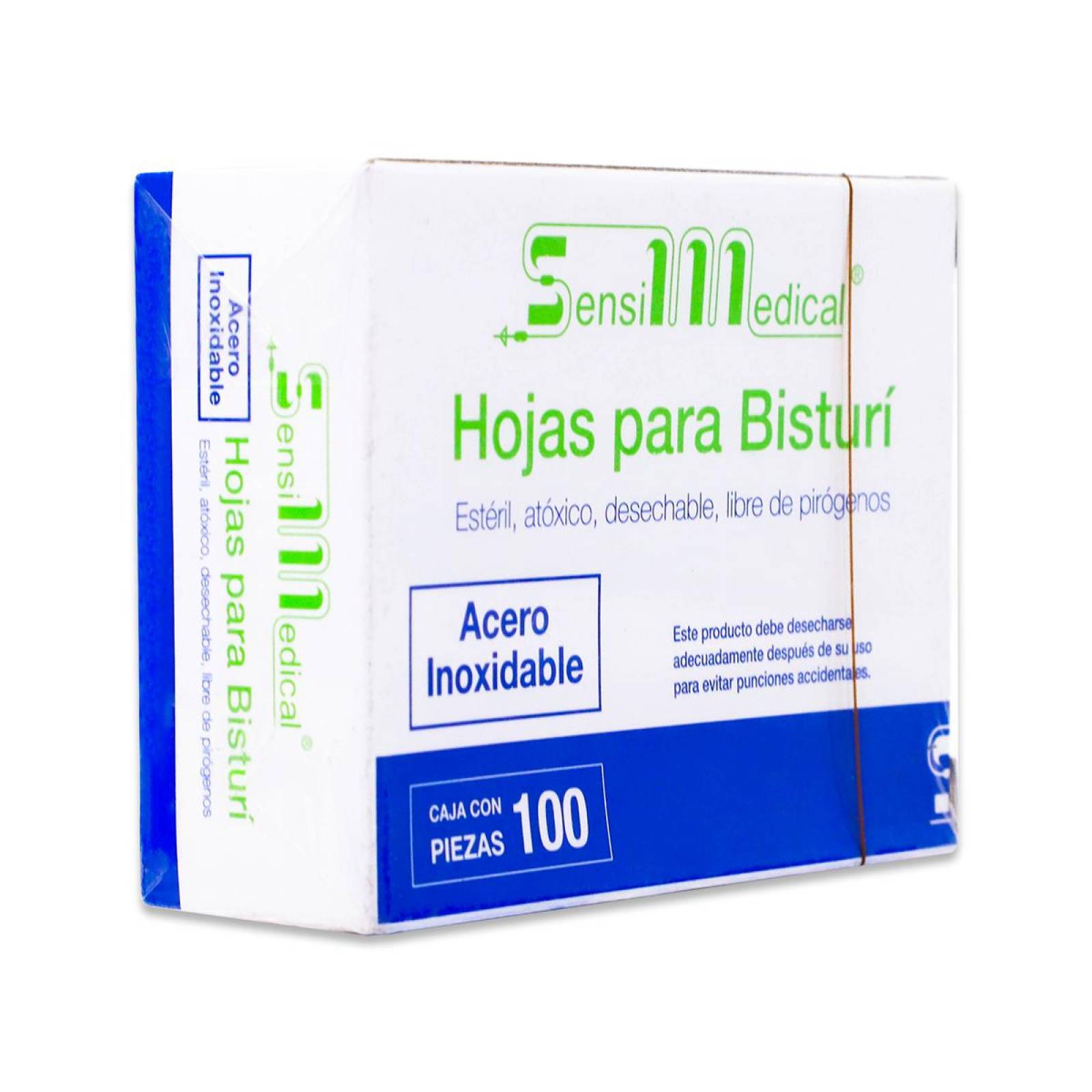 Hojas P/Bisturi Acero Inoxidable N20 Cont 100 Pzas 