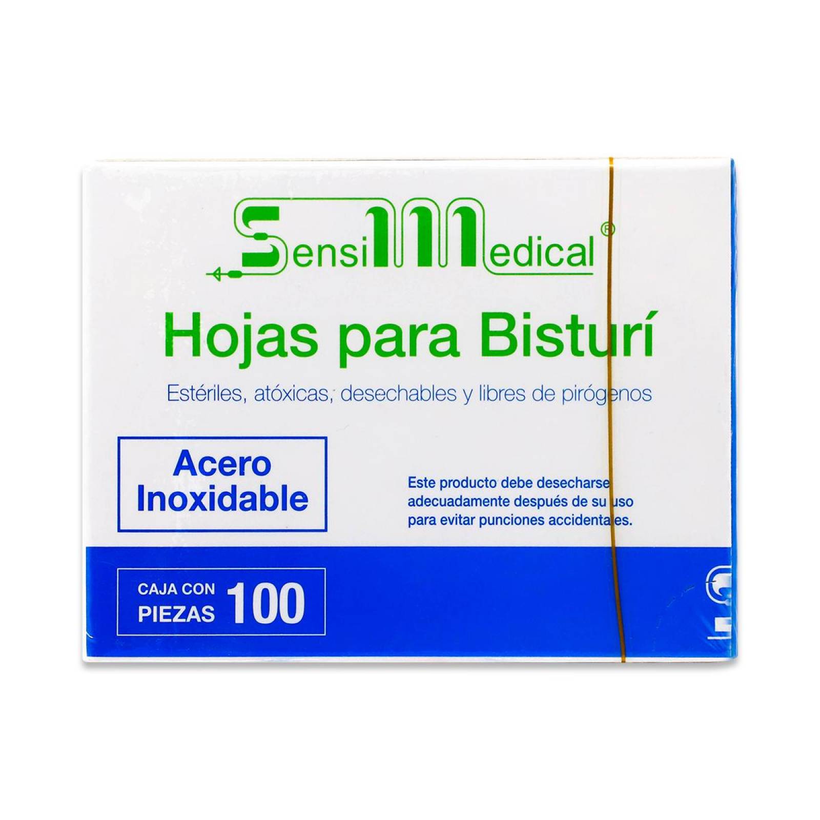 Hojas P/Bisturi Acero Inoxidable N21 Cont 100 Pzas 