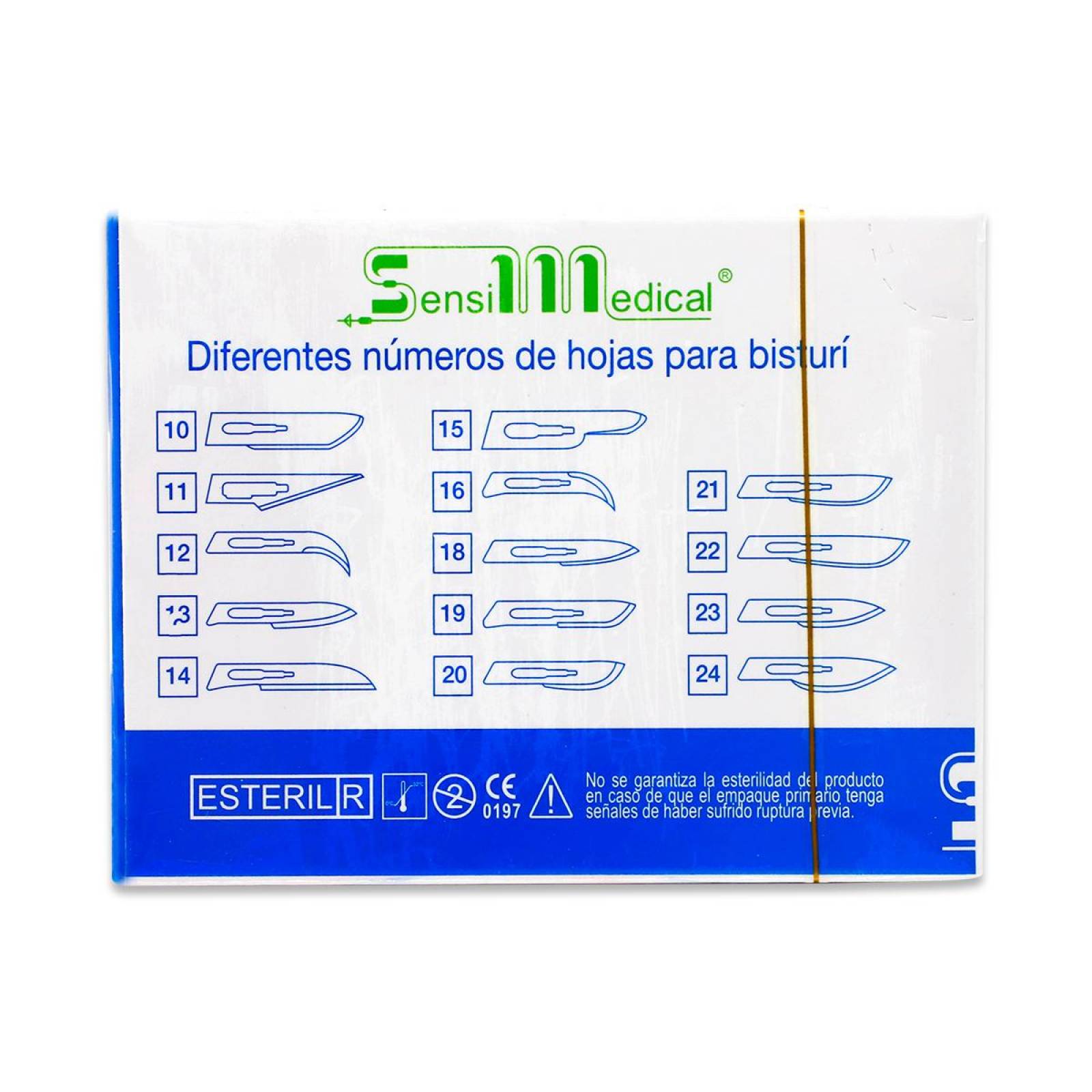 Hojas P/Bisturi Acero Inoxidable N21 Cont 100 Pzas 