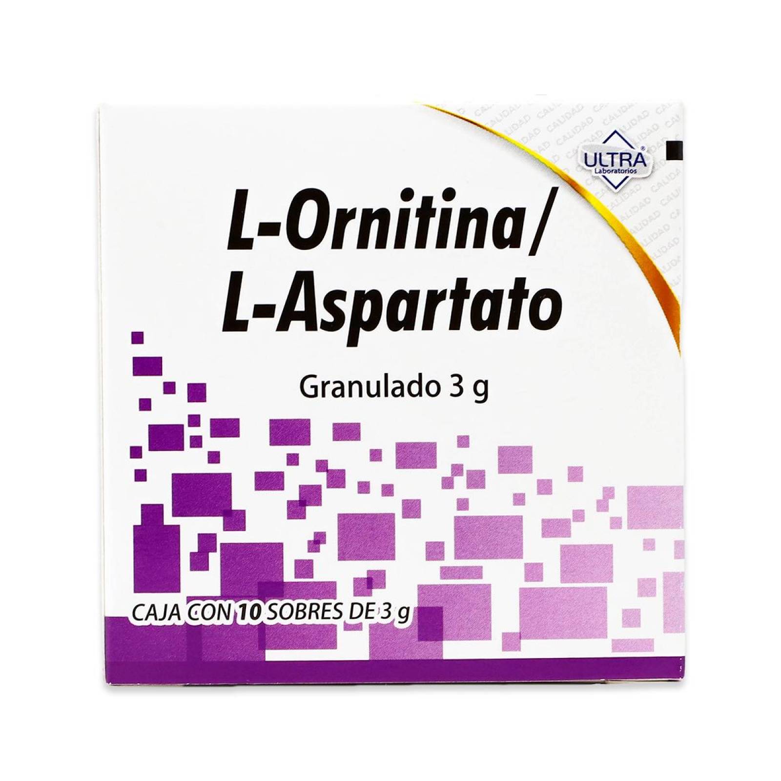 L Ornitina L Aspartato 10 Sob/3g Laboratorio Ultra Protector Hepatico