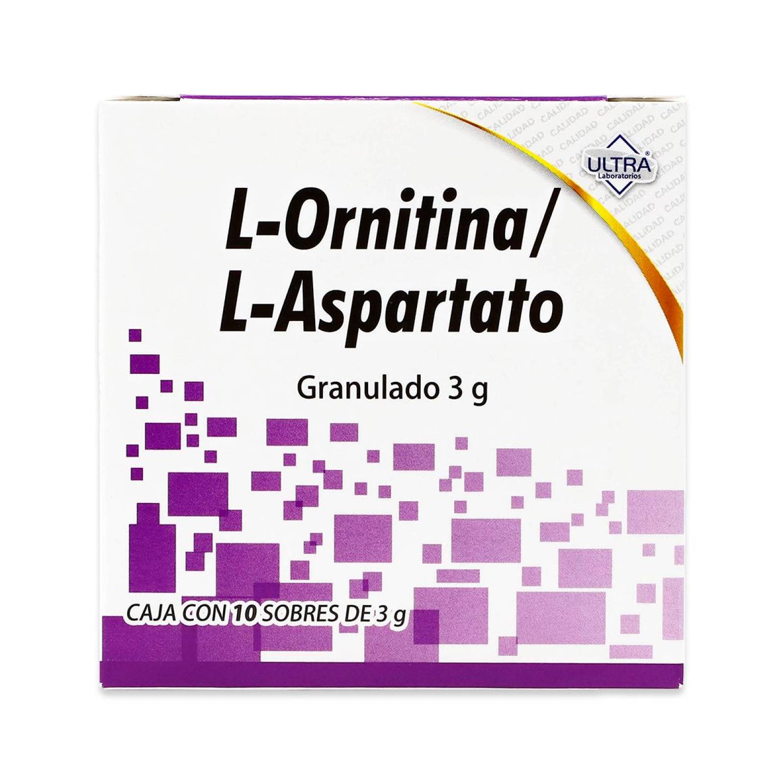 L Ornitina L Aspartato 10 Sob/3g Laboratorio Ultra Protector Hepatico