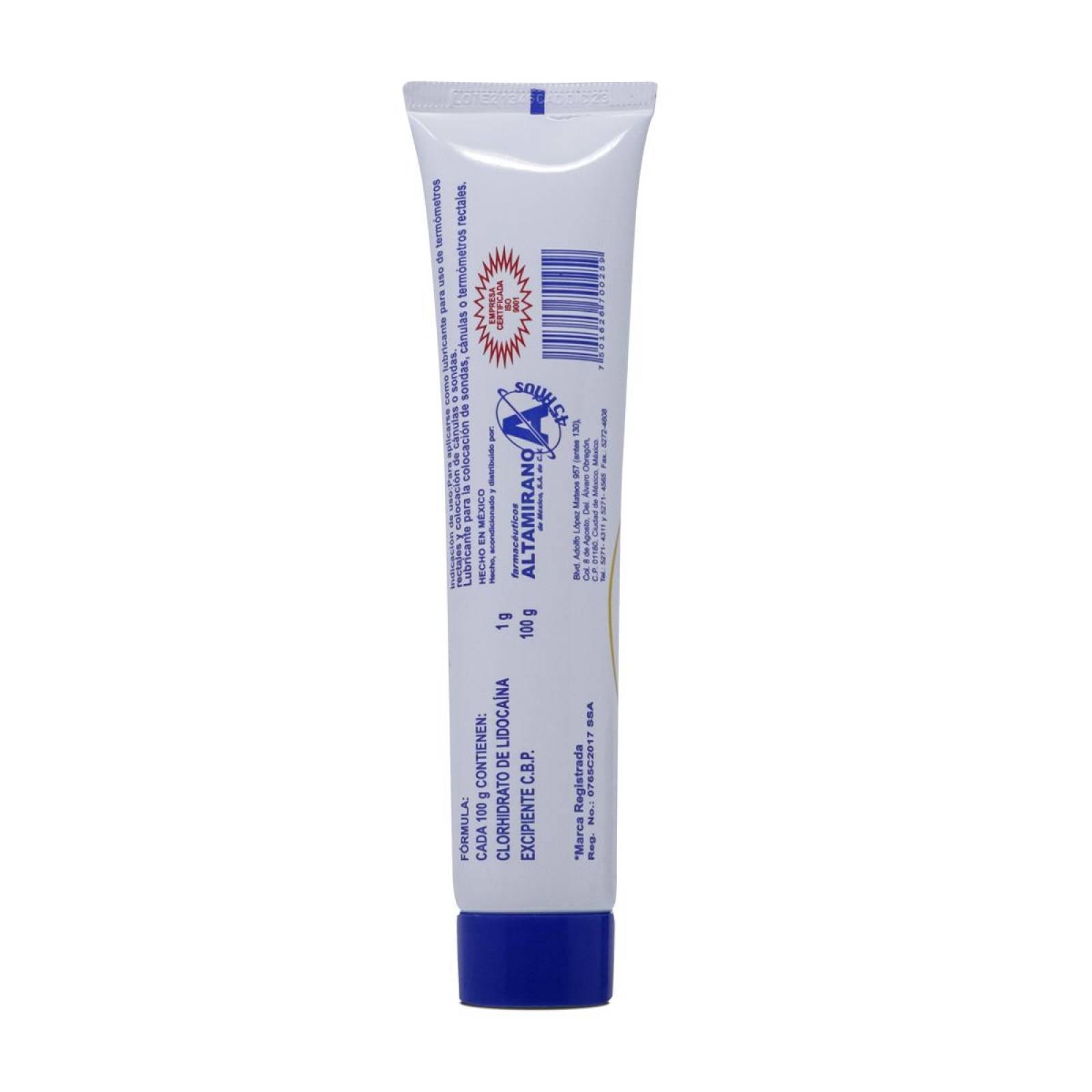 Lubricaina Jalea Lubricante, Tubo Con 135 G, Altamirano 