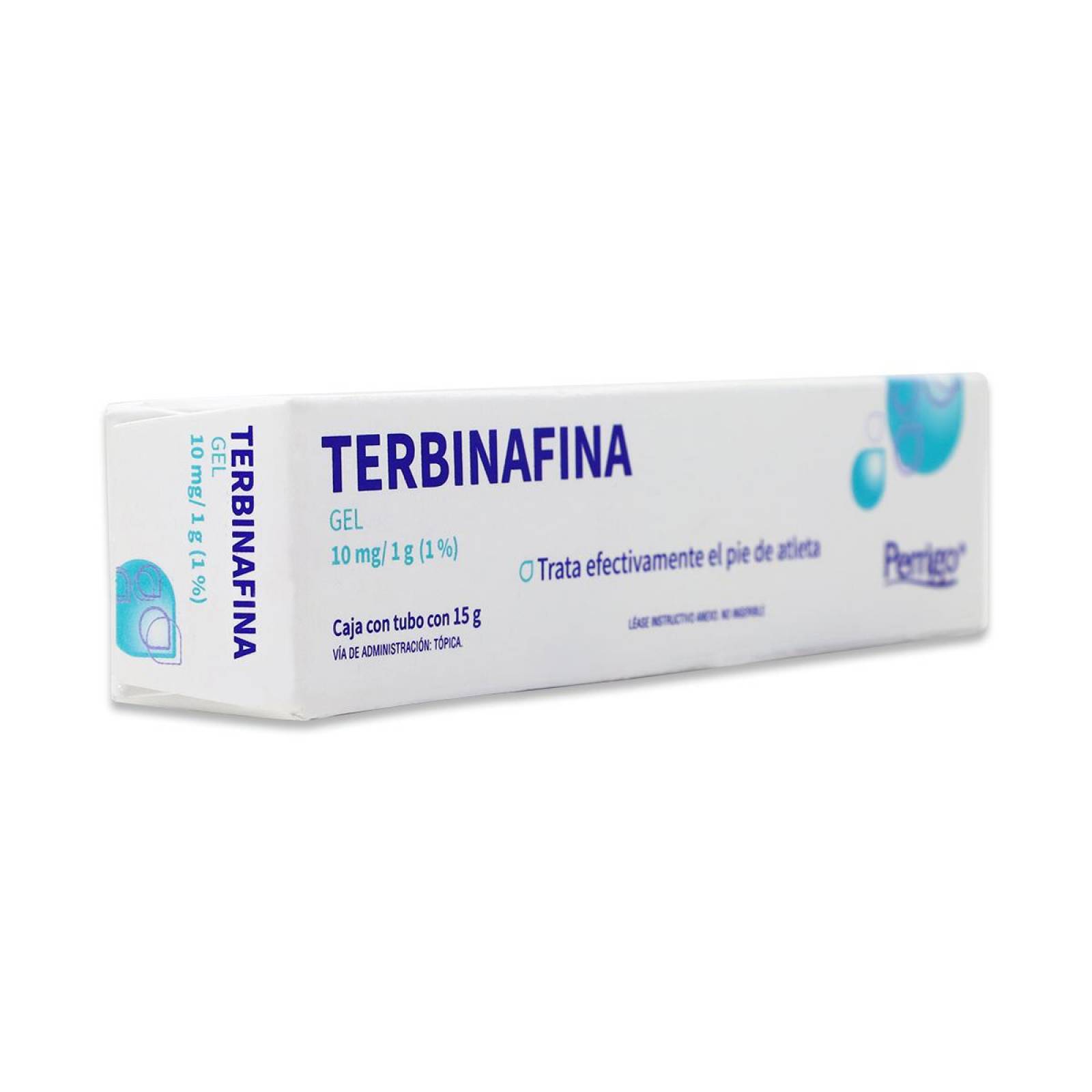 Medicamento Perrigo  Terbinafina Gel  Tubo Con 15 G 