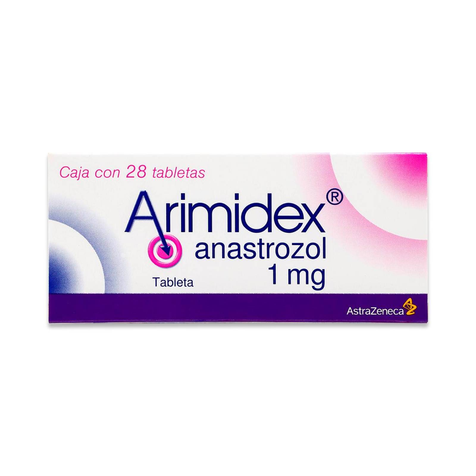 Medicamento Arimidex Anastrozol  28 Tabletas 1mg Astrazeneca