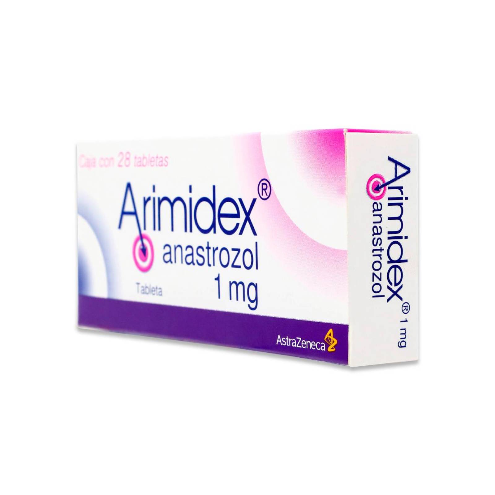 Medicamento Arimidex Anastrozol  28 Tabletas 1mg Astrazeneca