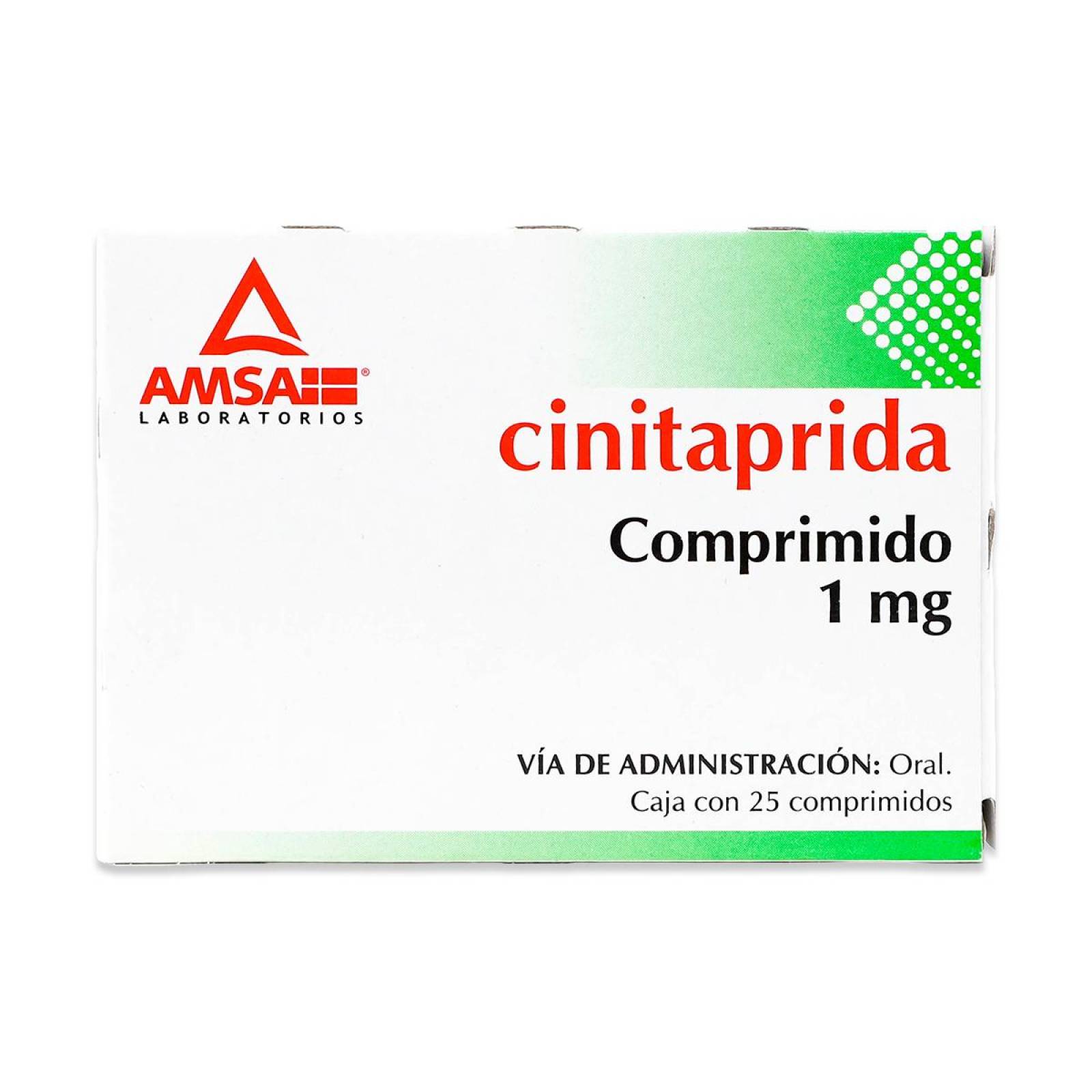 Medicamento Amsa Cinitaprida 25 Comp 1 Mg