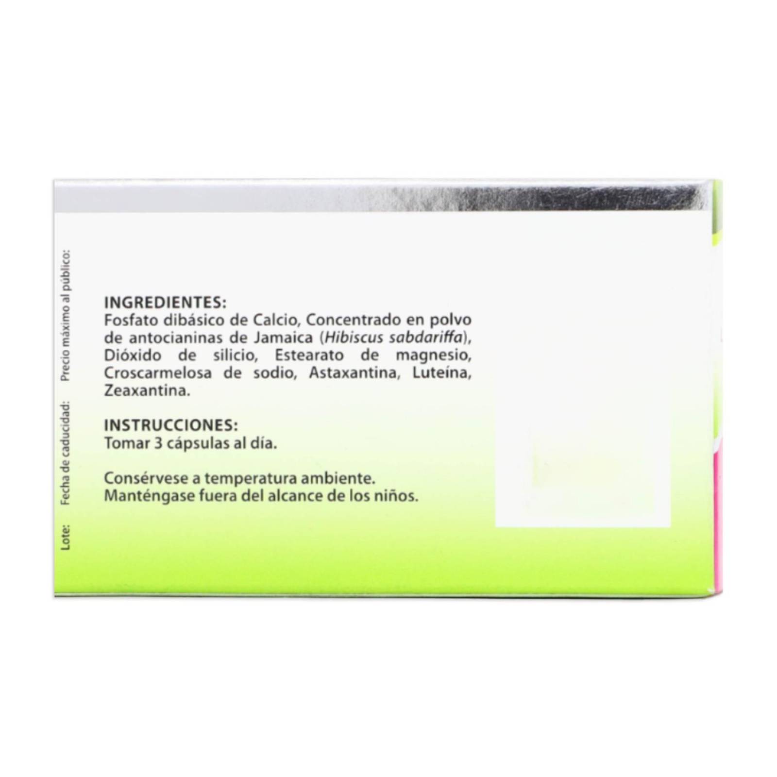 Suplemento Alimenticio Naturex Visman 30 Capsulas de 0.642 G C/U 