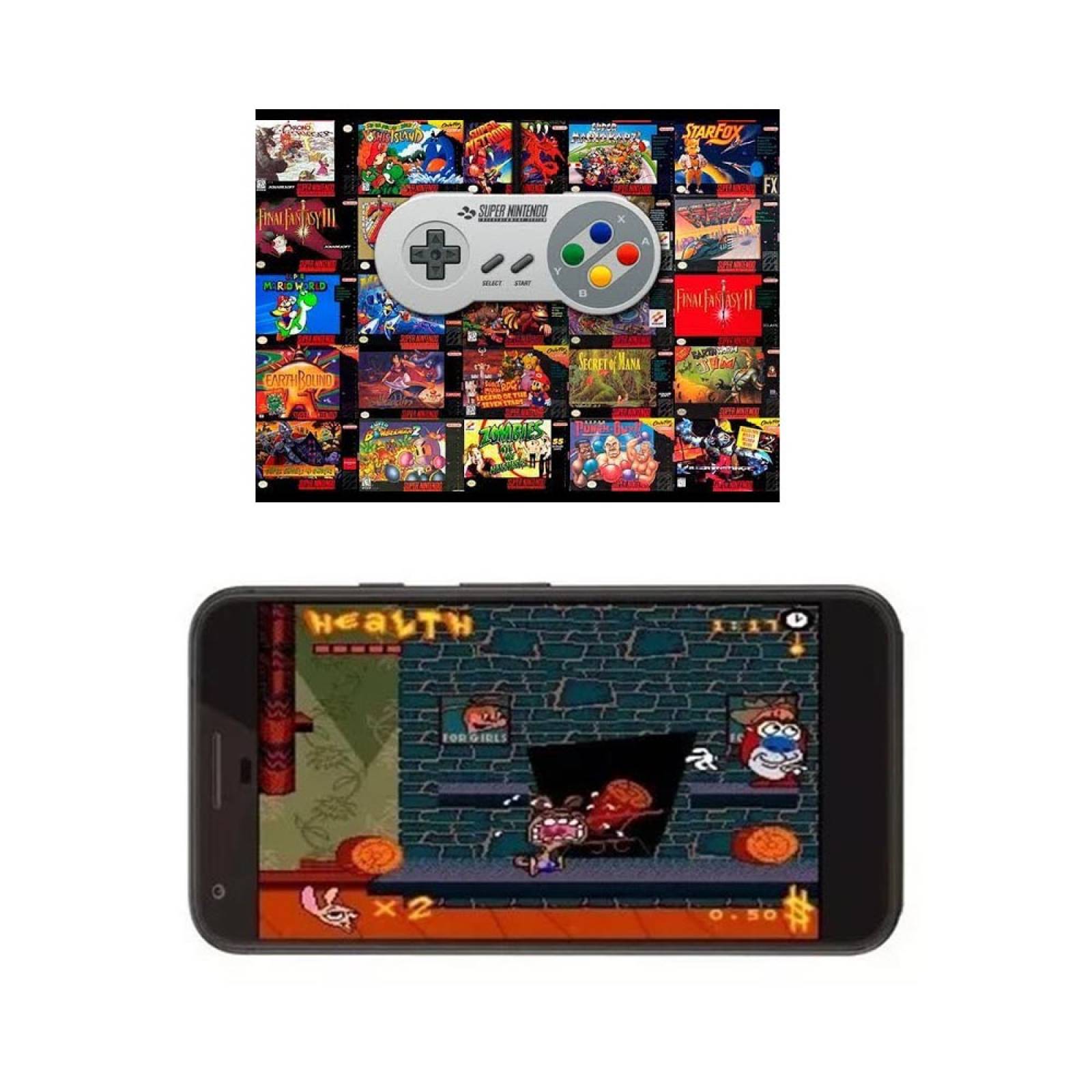 Mega Pack Juegos De Super Nintendo Snes Para Android