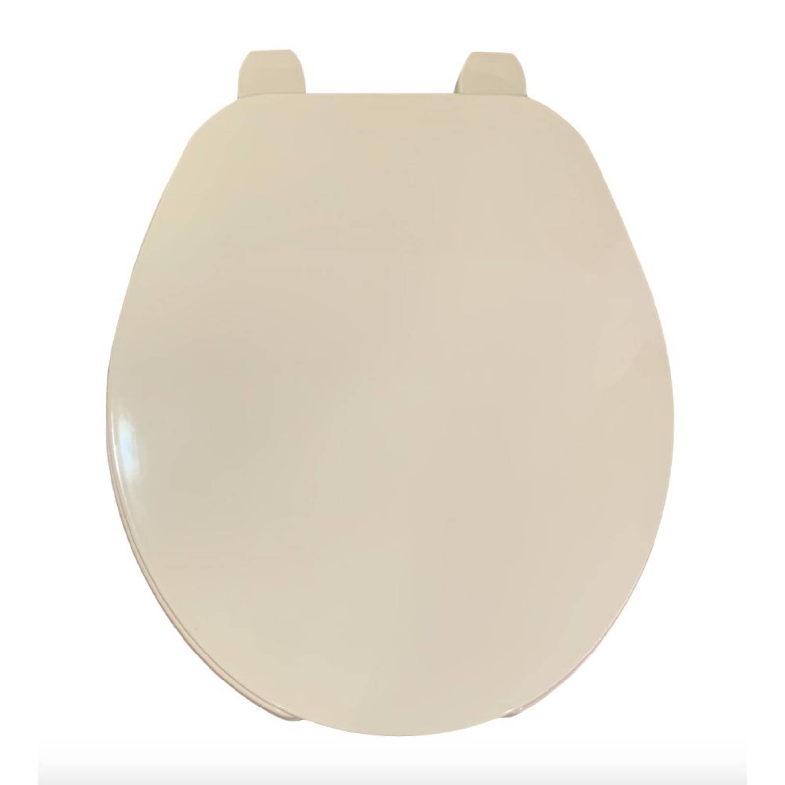Asiento Redondo Para Sanitario Wc Color Hueso Bemis 75ar