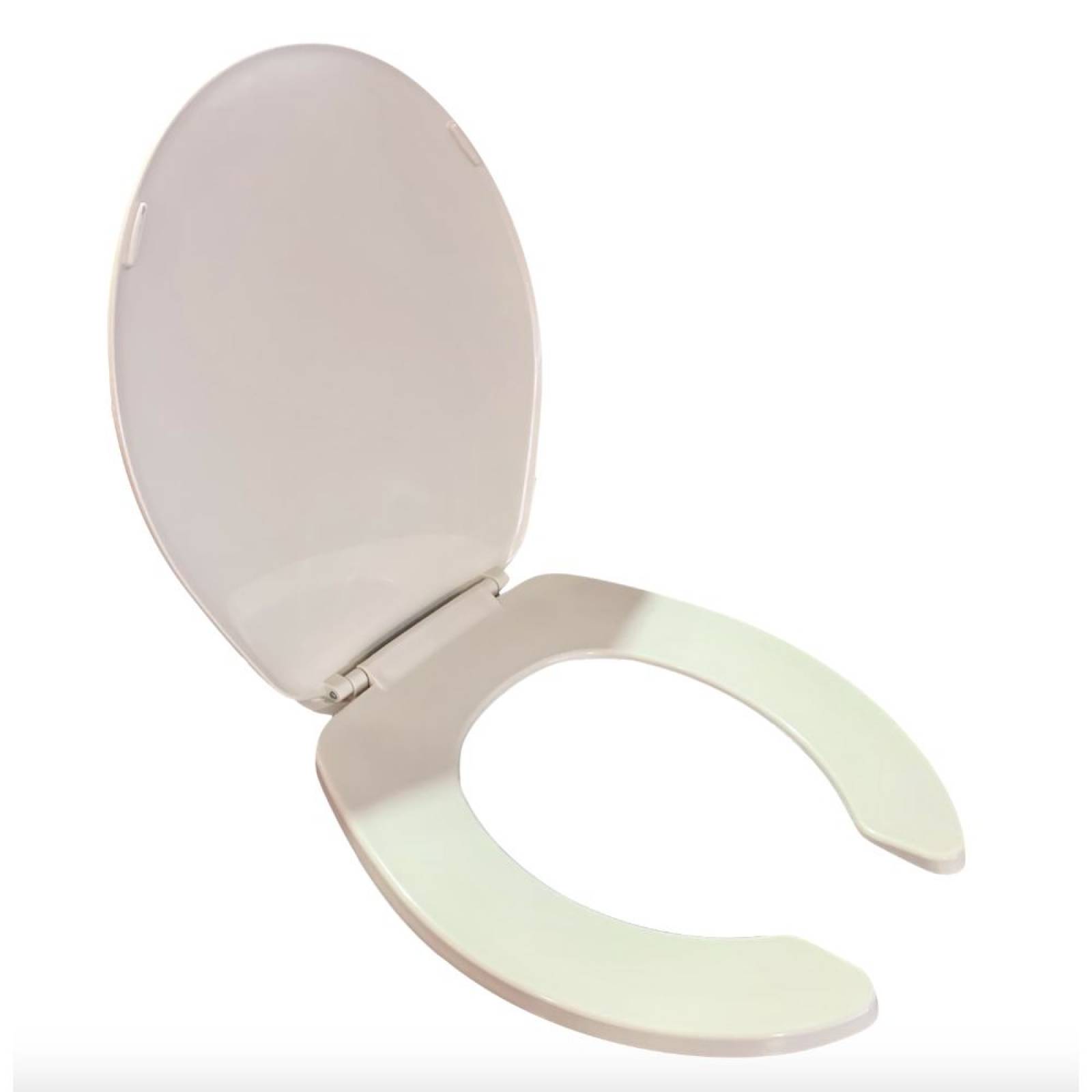 Asiento Redondo Para Sanitario Wc Color Hueso Bemis 75ar