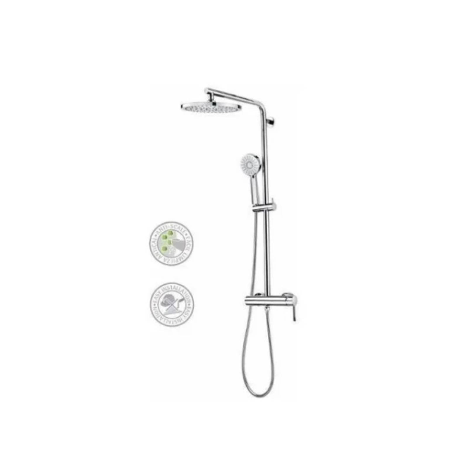 Regadera Sistema Completo Alaior Xl Cromo Teka 22.298.02.00