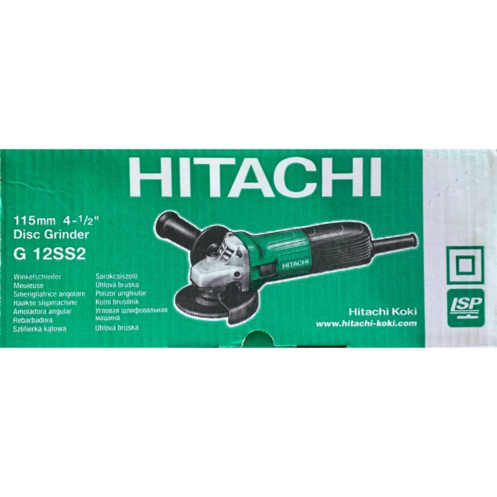 Esmeriladora De 4-1/2 De 600w Hitachi G12ss2