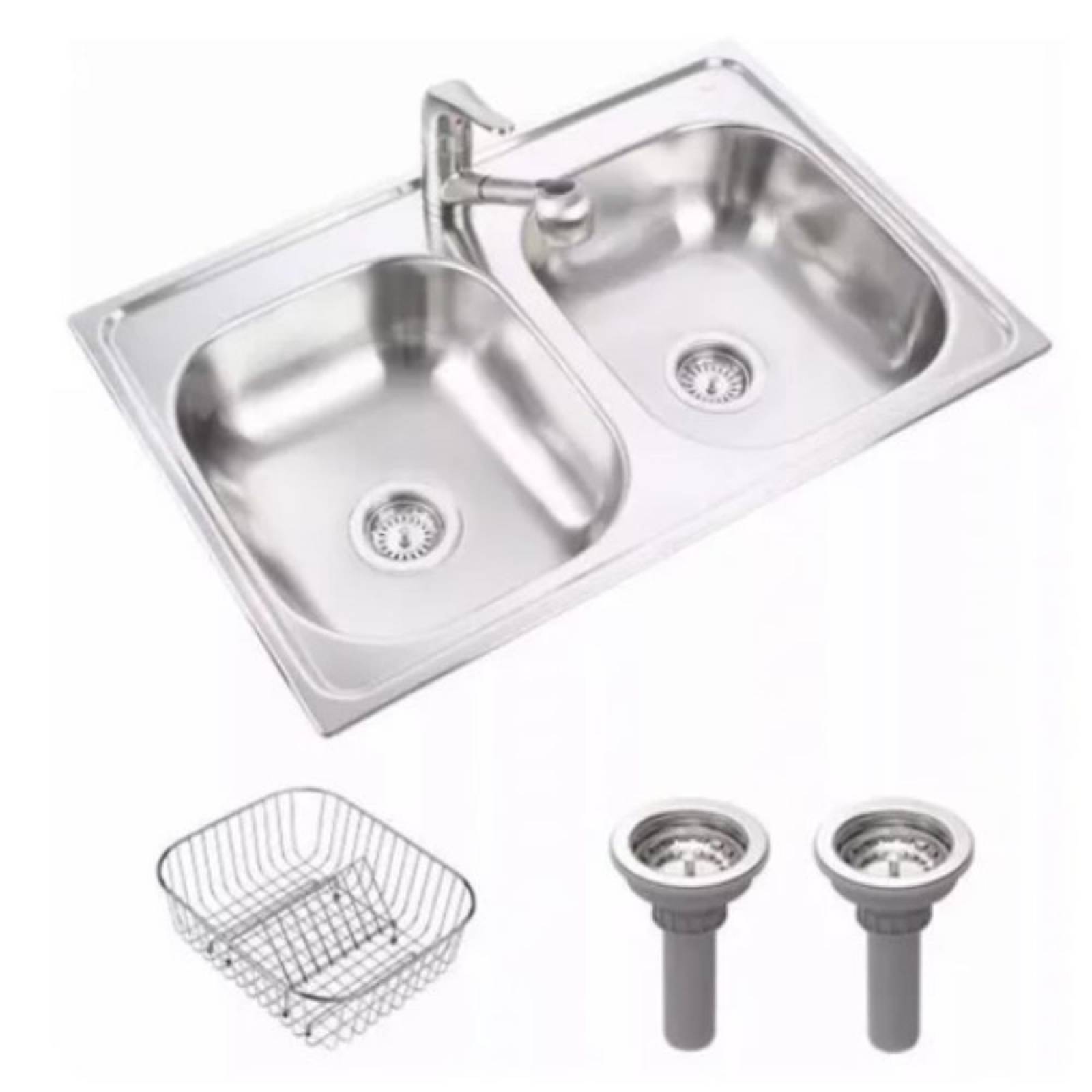 Tekaway Fregadero+monomando+accesorios (33.22 2c 7 Mj)