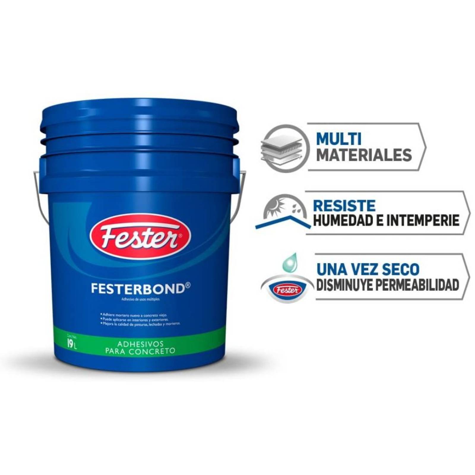 Festerbond Adhesivos Para Concreto - Cubeta 19 L