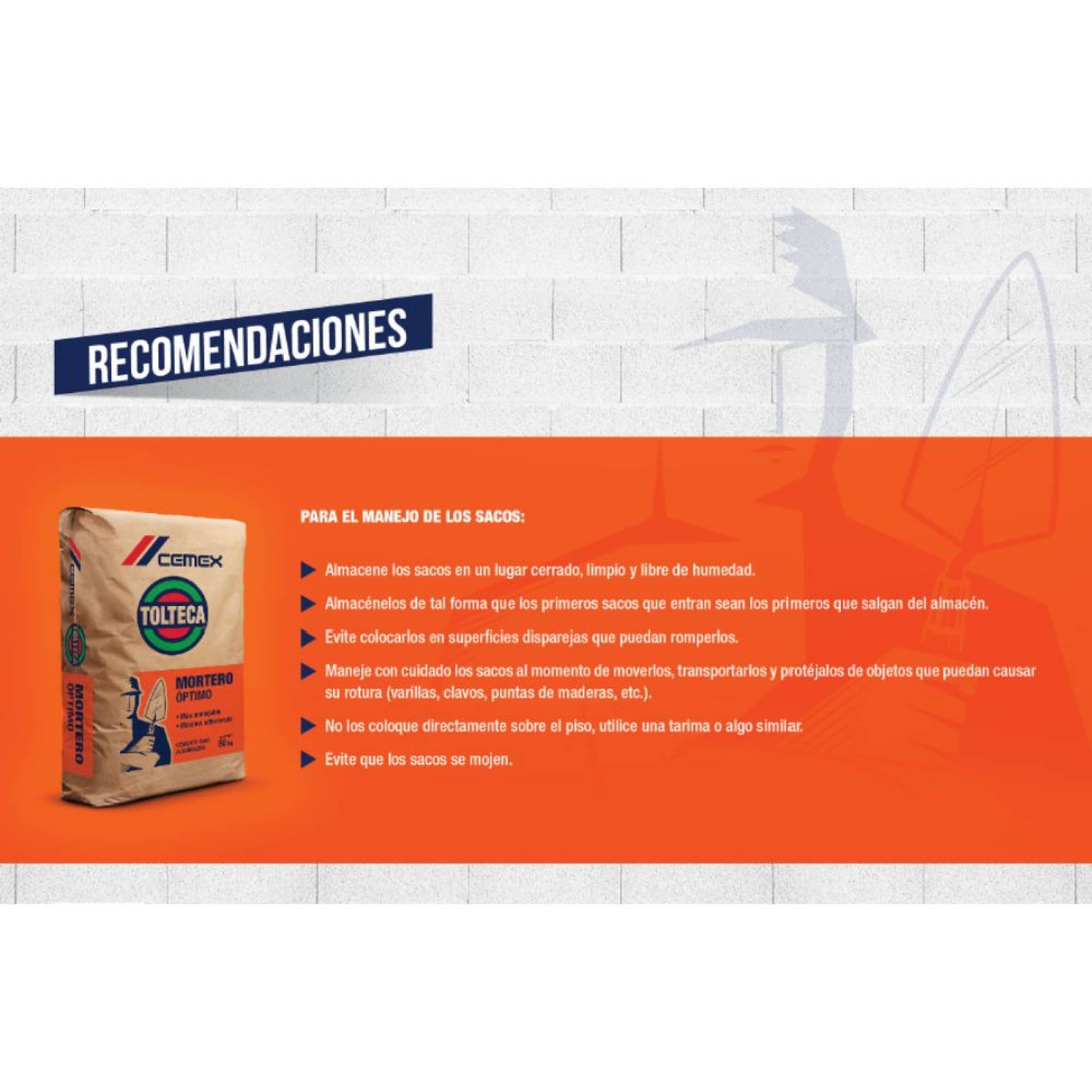 Mortero De 2kg Cemex