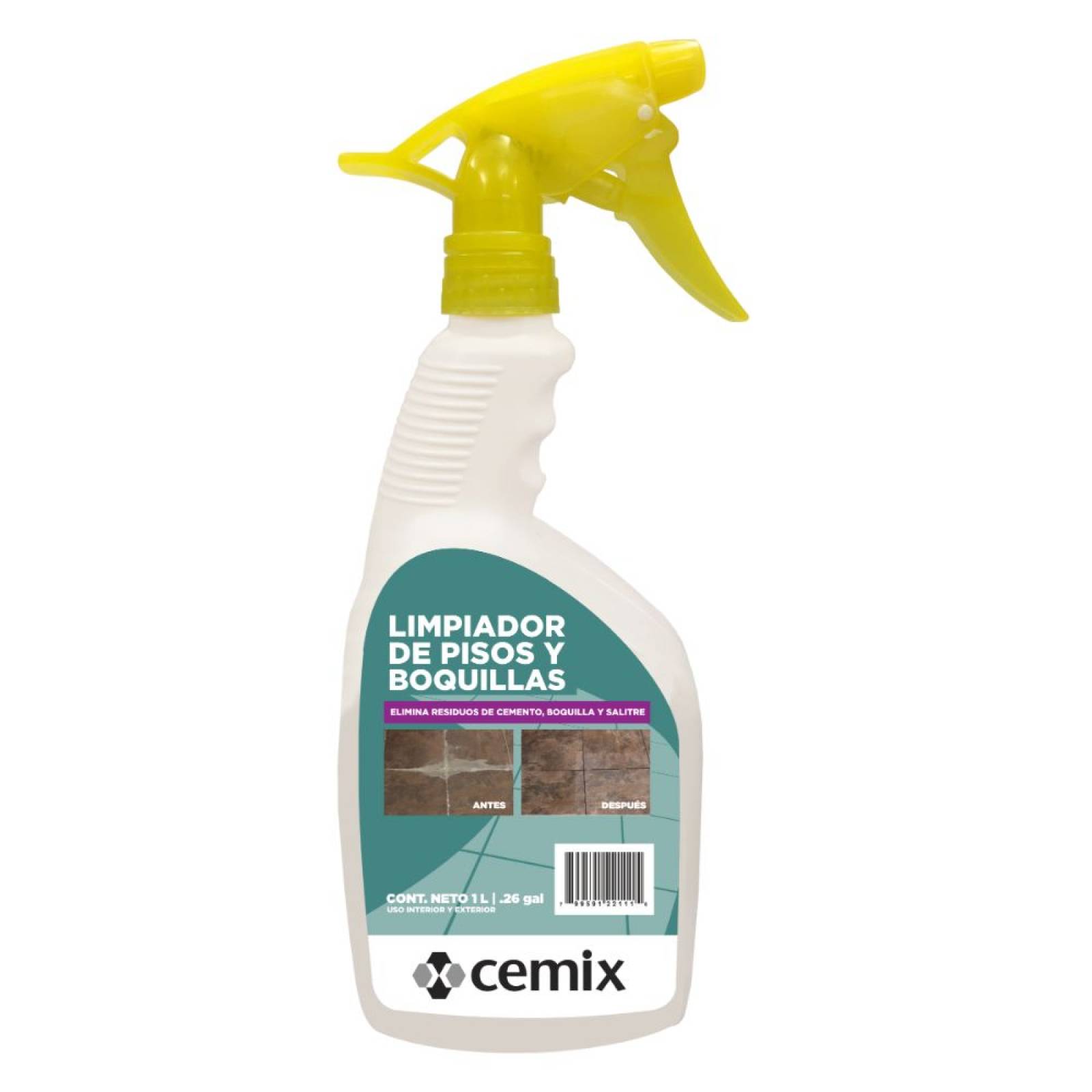 2 Limpiador De Pisos Y Boquillas De 1 Litro Cemix (ade-019)