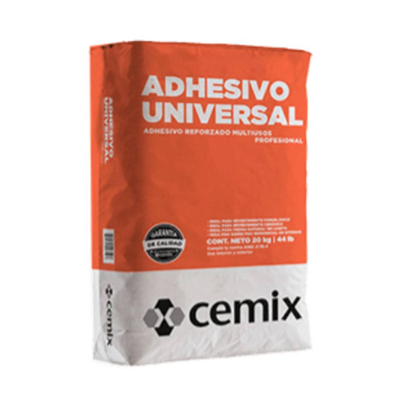 Adhesivo Universal Blanco Cemix 20 Kg