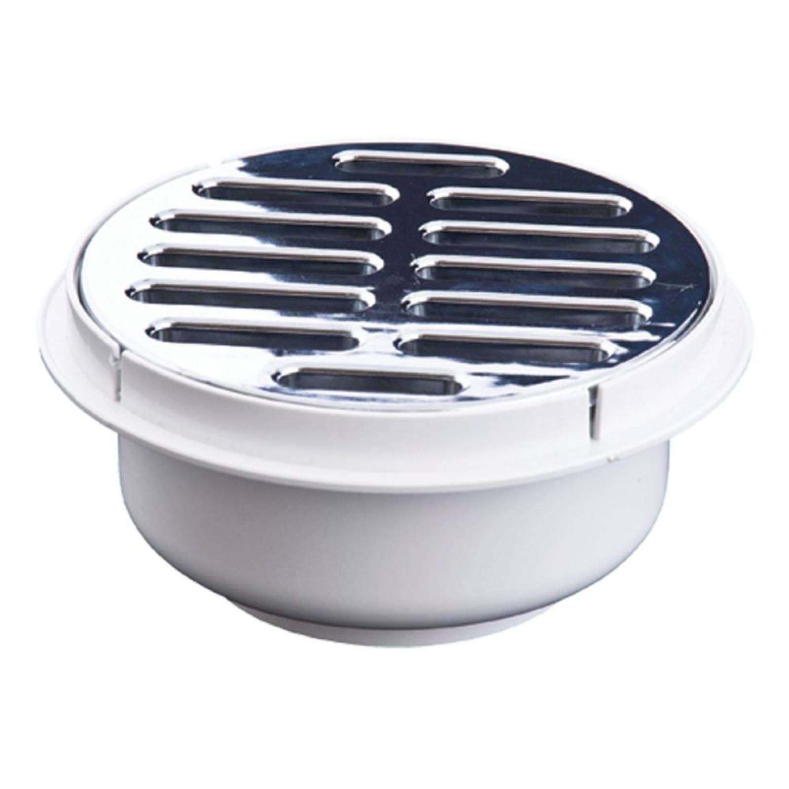 Coladera Red. Universal Con Rejilla Cromada De 5´ Dica 4170