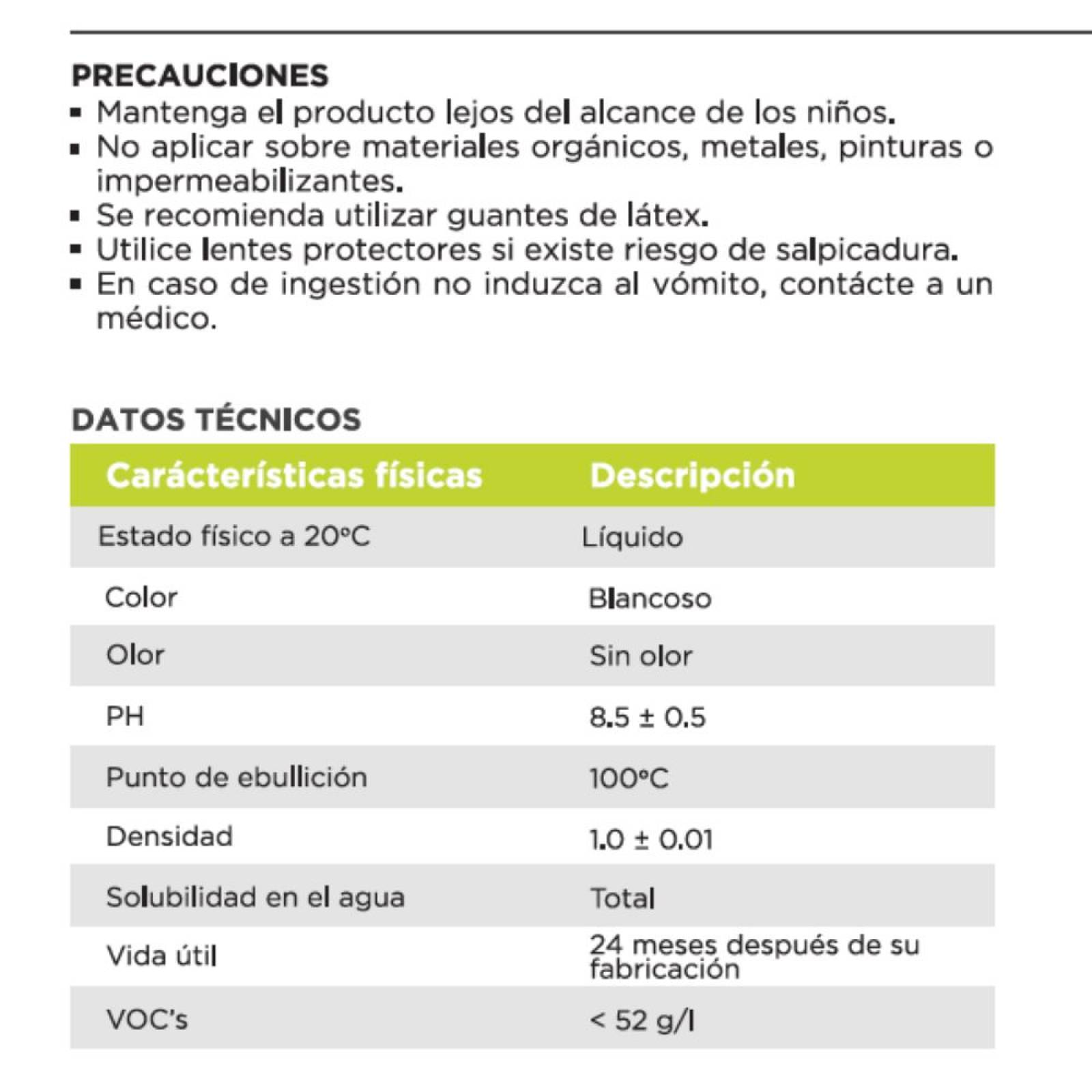 Protector Superficie Porosa 735 Efecto Mojado 1 Galon Cemix