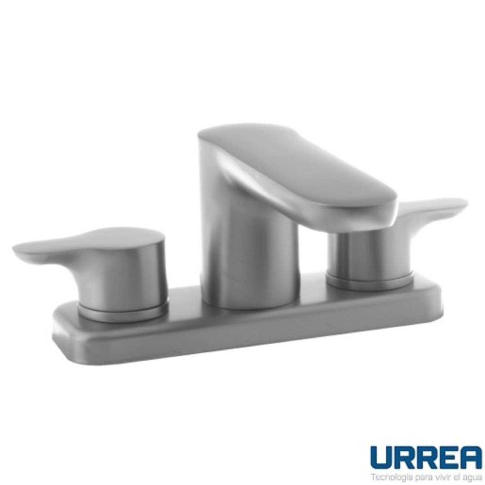 Mezcladora Para Lavabo De 4 Acero Inox Neo Urrea 9294eo.9