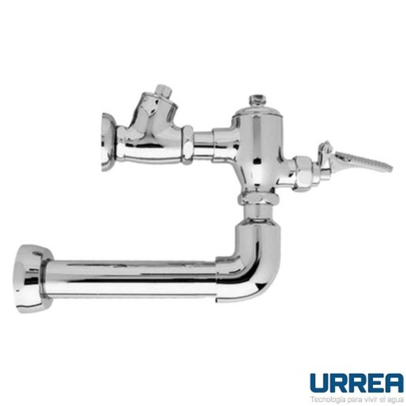 Fluxómetro De Pedal Para Mingitorio Cromo Urrea 1315