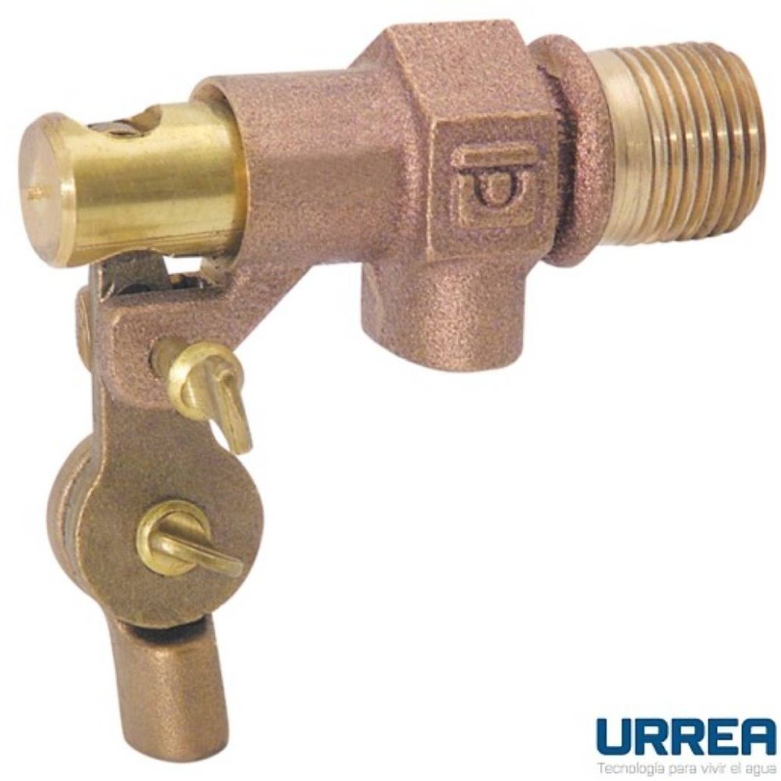 Valvula Para Flotador Compacta De 3/4 Bronce Urrea 04n.19