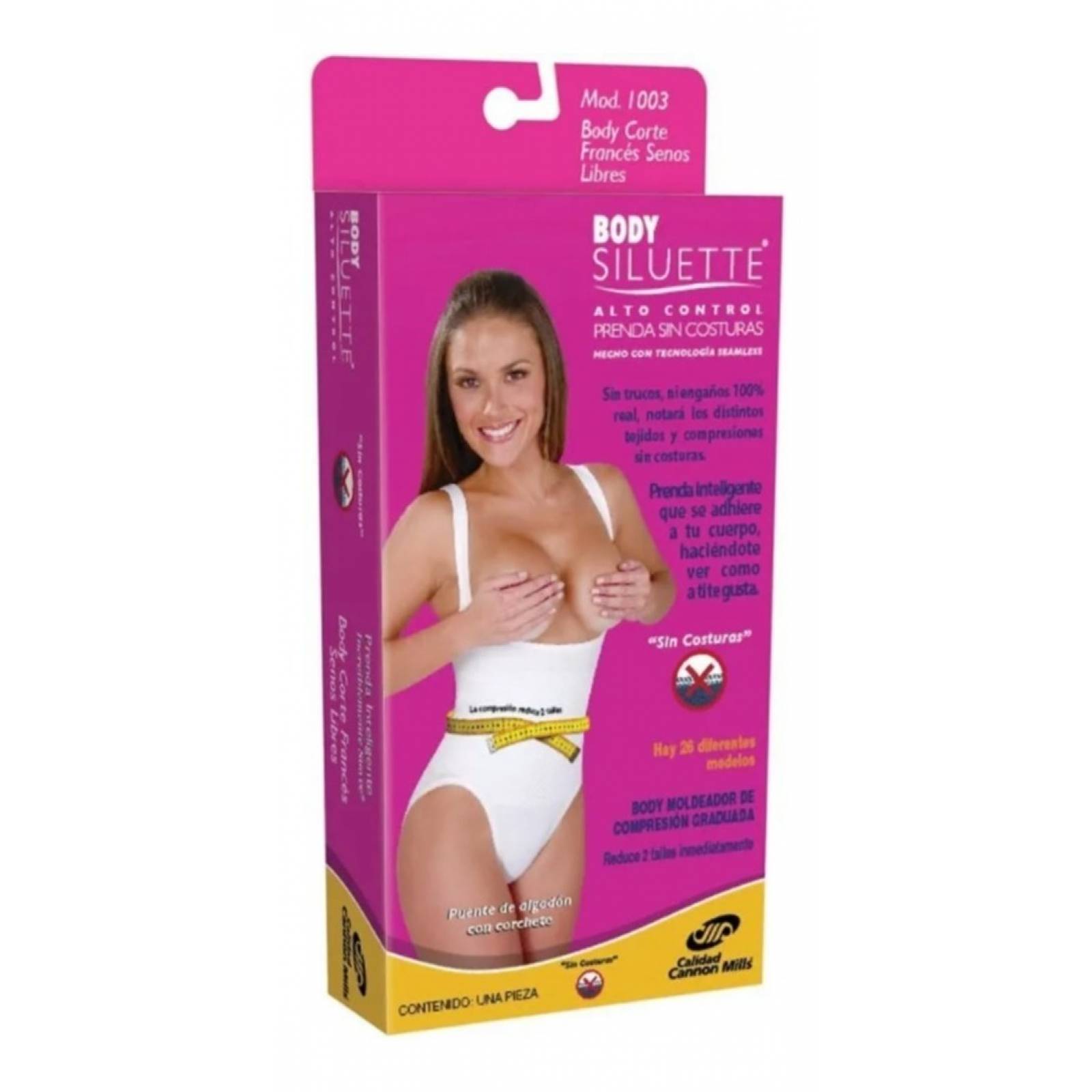 Faja Body Siluette Corte Francés Reductiva Moldeadora 1003