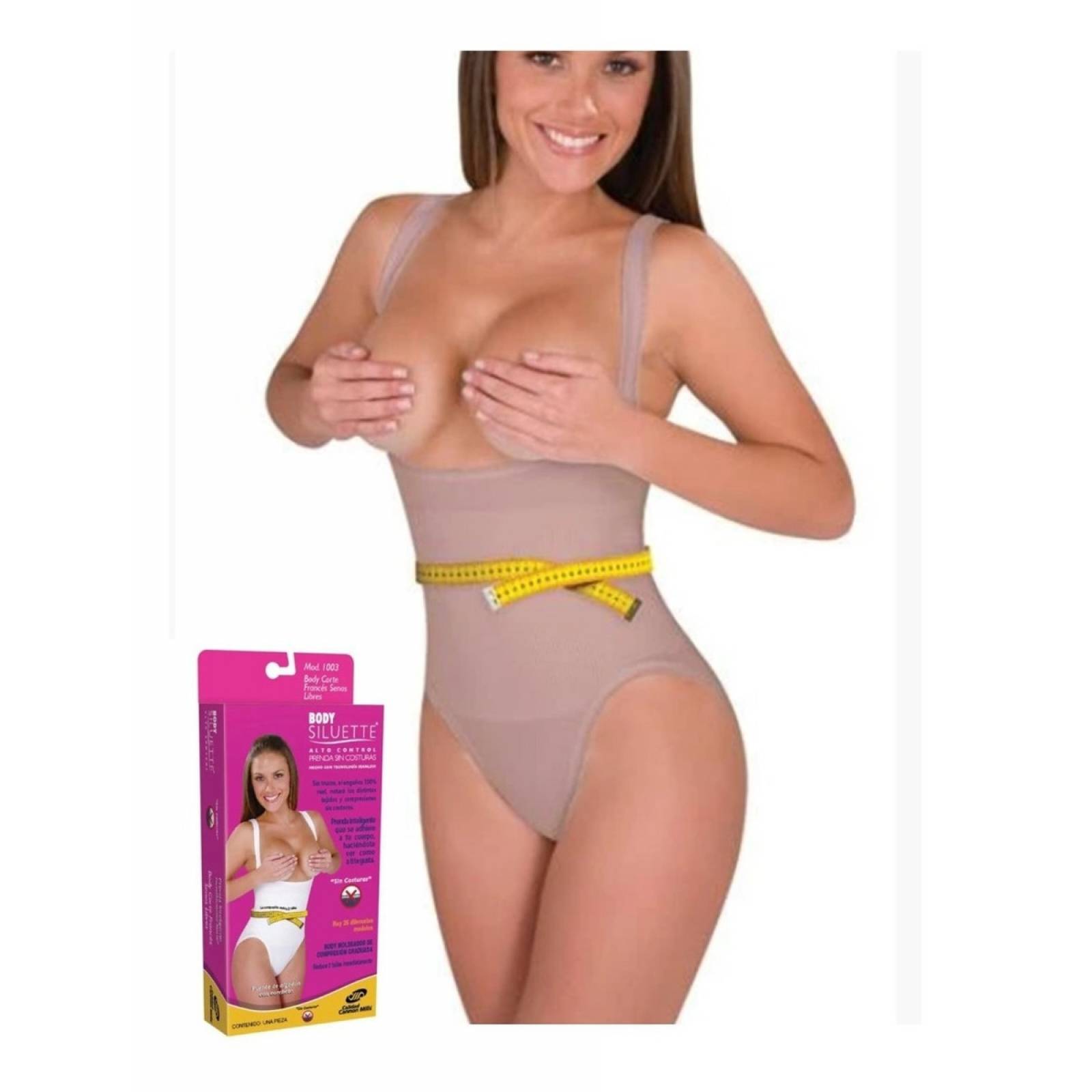 Faja Body Siluette Corte Francés Reductiva Moldeadora 1003