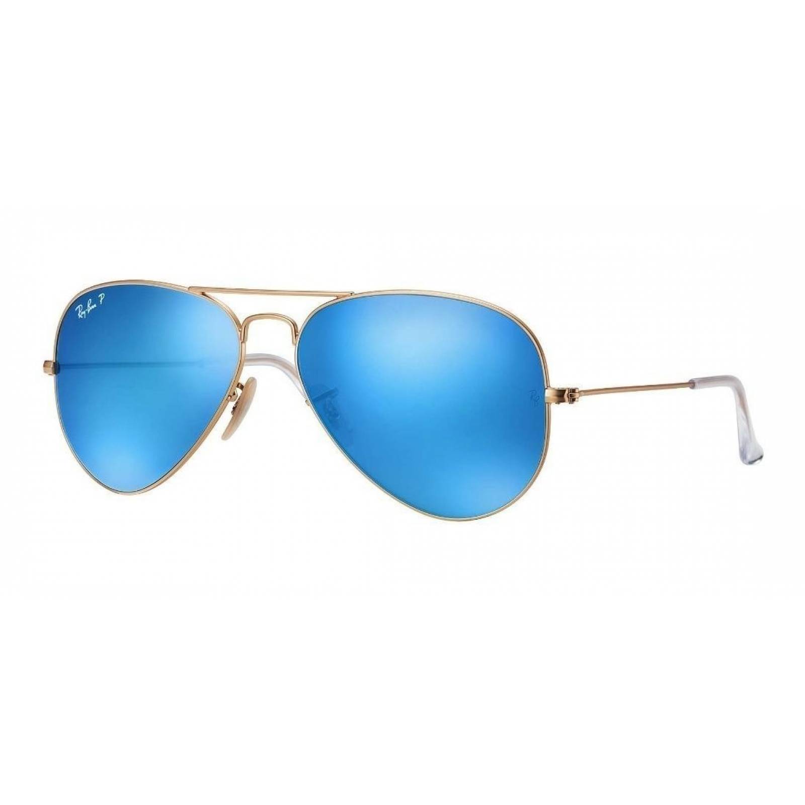 Lentes de sol Ray Ban Rb3025 112/4l Aviator Azul Espejo Polarizado