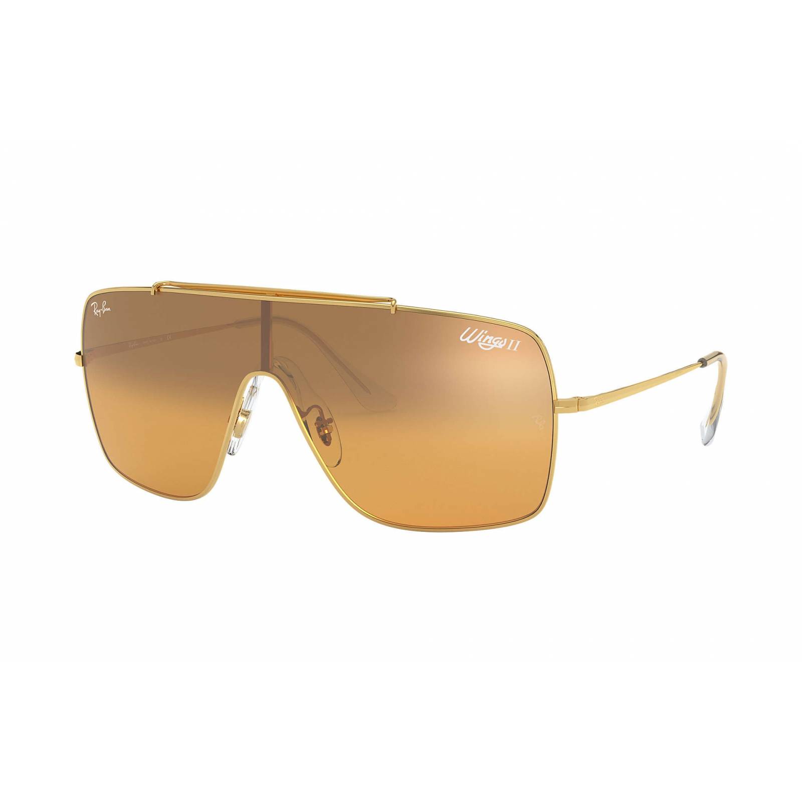 Lentes de sol Ray Ban Rb3697 9050Y1 Wings II Dorado Espejo
