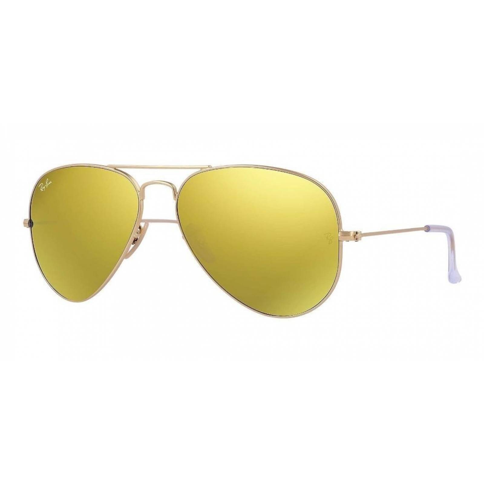 Lentes de sol Ray Ban Rb3025 112/93 Aviator Dorado Espejo Dorado Piloto