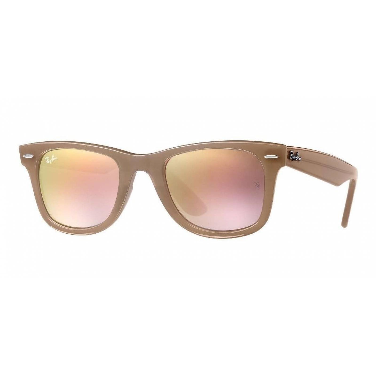 Lentes de sol Ray Ban Rb4340 61667y Wayfarer Ease Marron Rosa Espejo