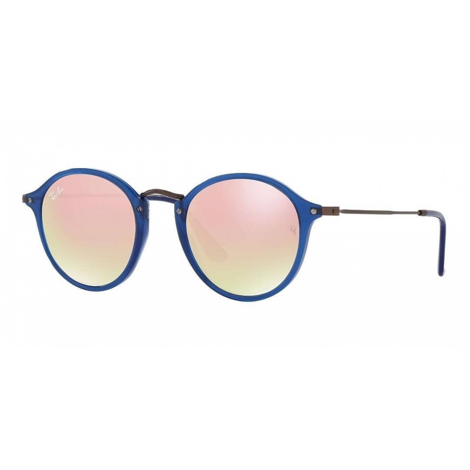 Sunglasses Ray Ban Round Fleck Azul Lentes De Sol Ray Ban Rb2447