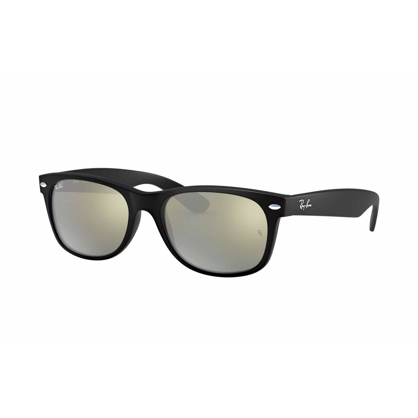 Lentes de sol Ray Ban Rb2132 622/30 New Wayfarer Plata Espejo Negro Mate