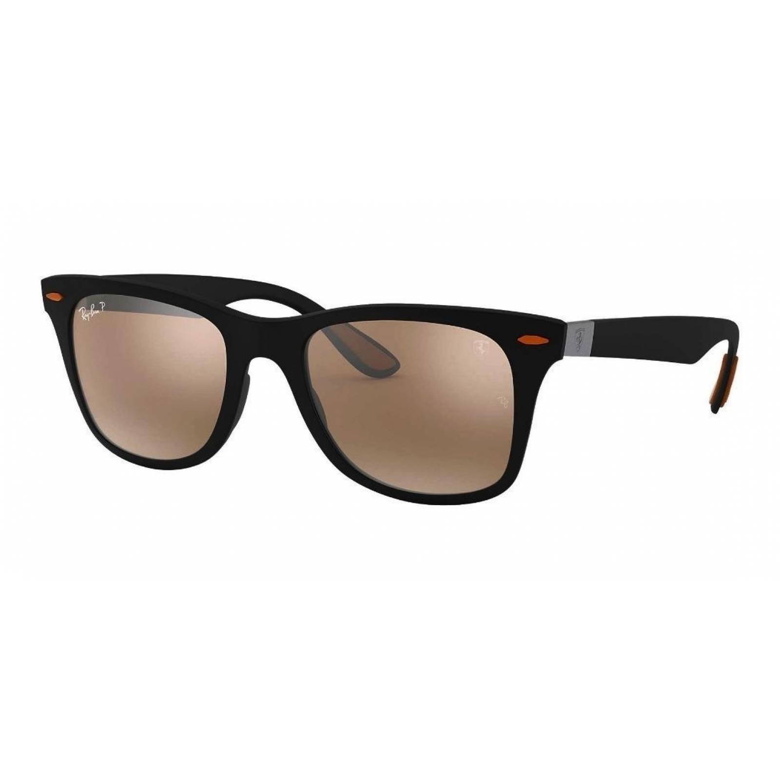 Lentes de sol Ray Ban Rb4195m F602h2 Wayfarer Scuderia Ferrari