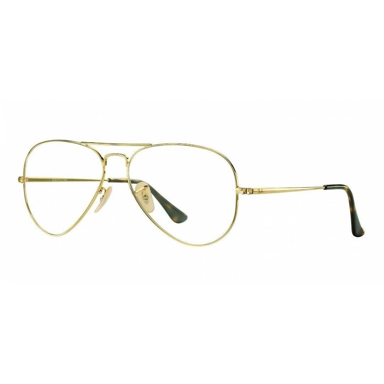Lentes de sol Ray Ban Rb6489 2500 Aviator Large Metal Dorado Carey