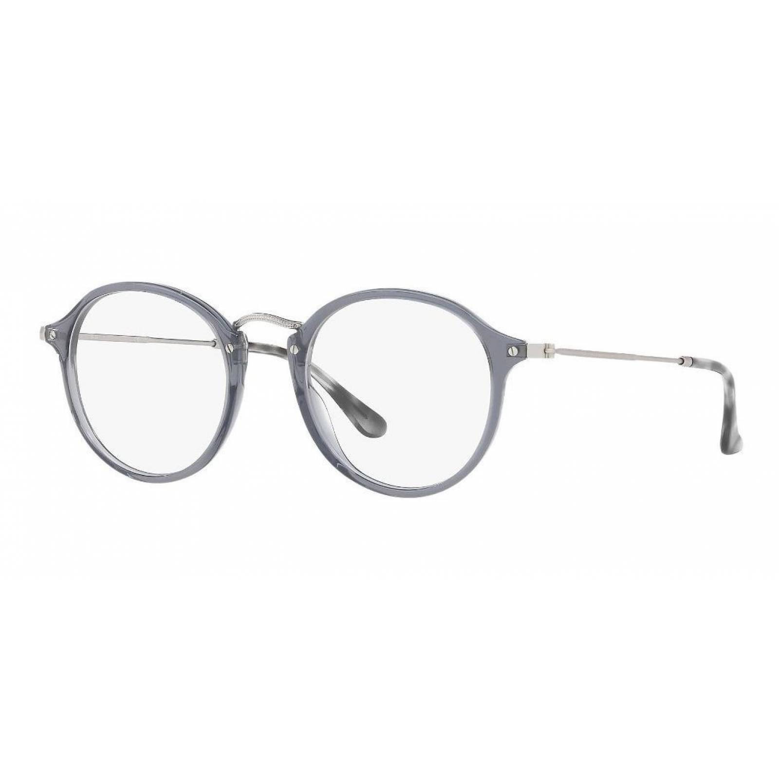 Lentes de sol Ray Ban Rb2447v 8033 Round Fleck Plata Gris