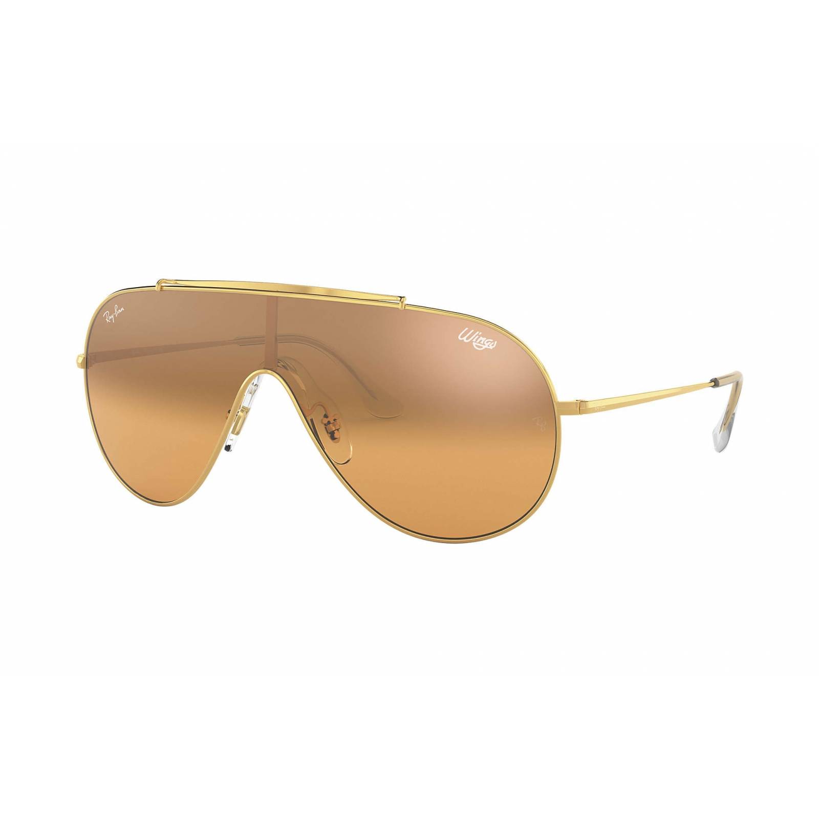 Lentes de sol Ray Ban Rb3597 9050/Y1 Wings I Amarillo Espejo Dorado 24K
