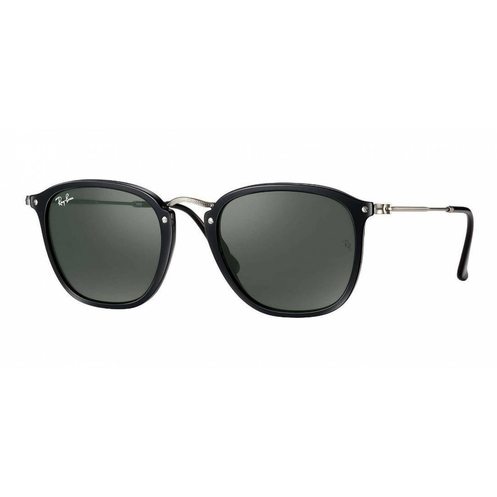 Lentes de sol Ray Ban Rb2448n 901 Negro G-15 Plateado Flat