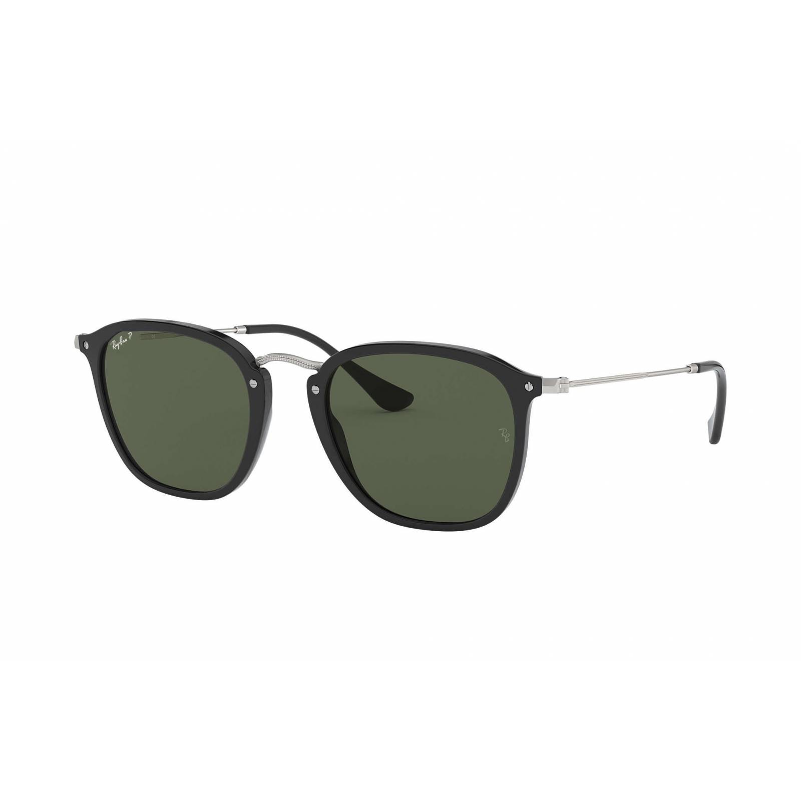 Lentes de sol Ray Ban Rb2448n 901/58 Negro Polarizado Plateado