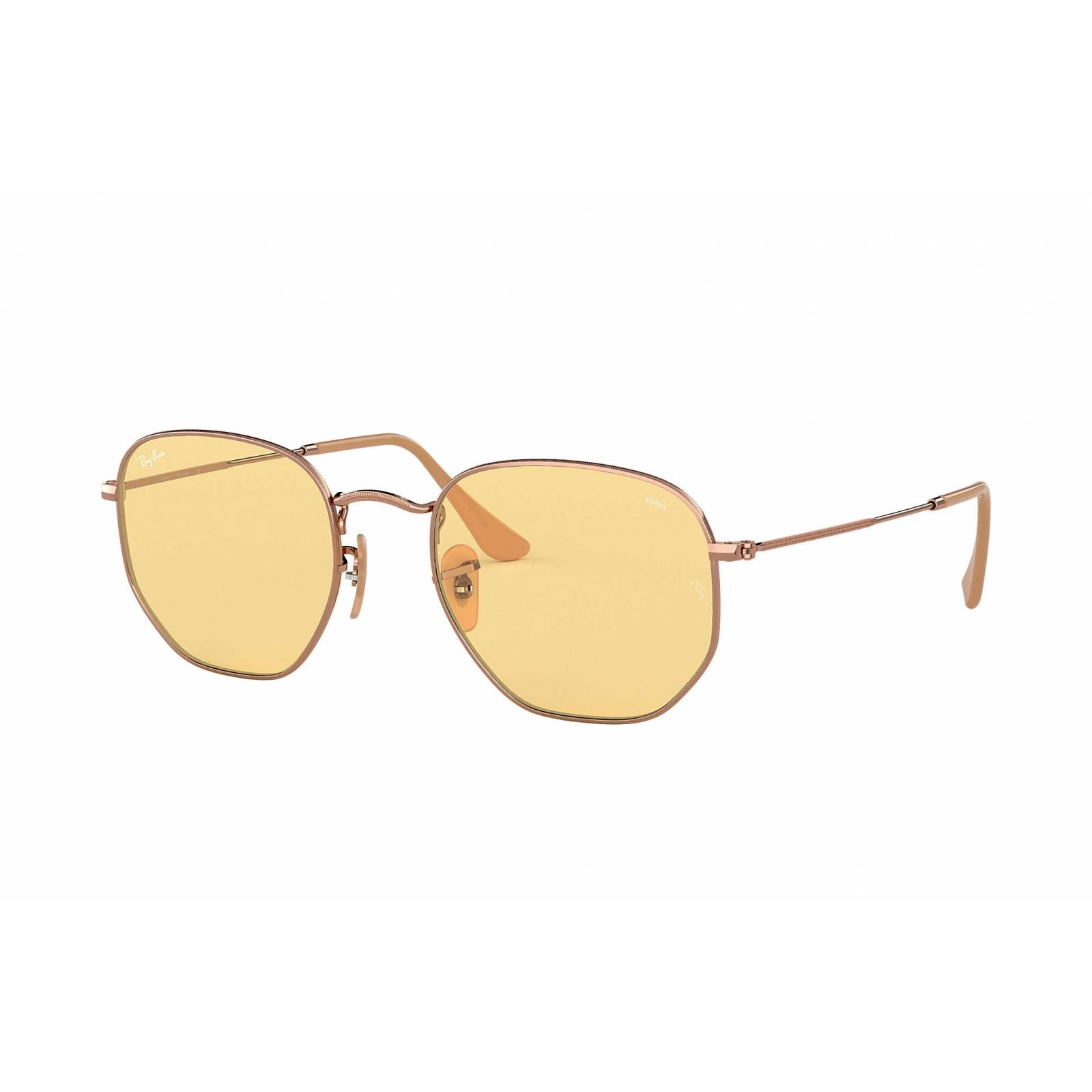 Lentes de sol Ray Ban Rb3548N 9131/0Z Hexagonal Evolve Amarillo Fotocromatico