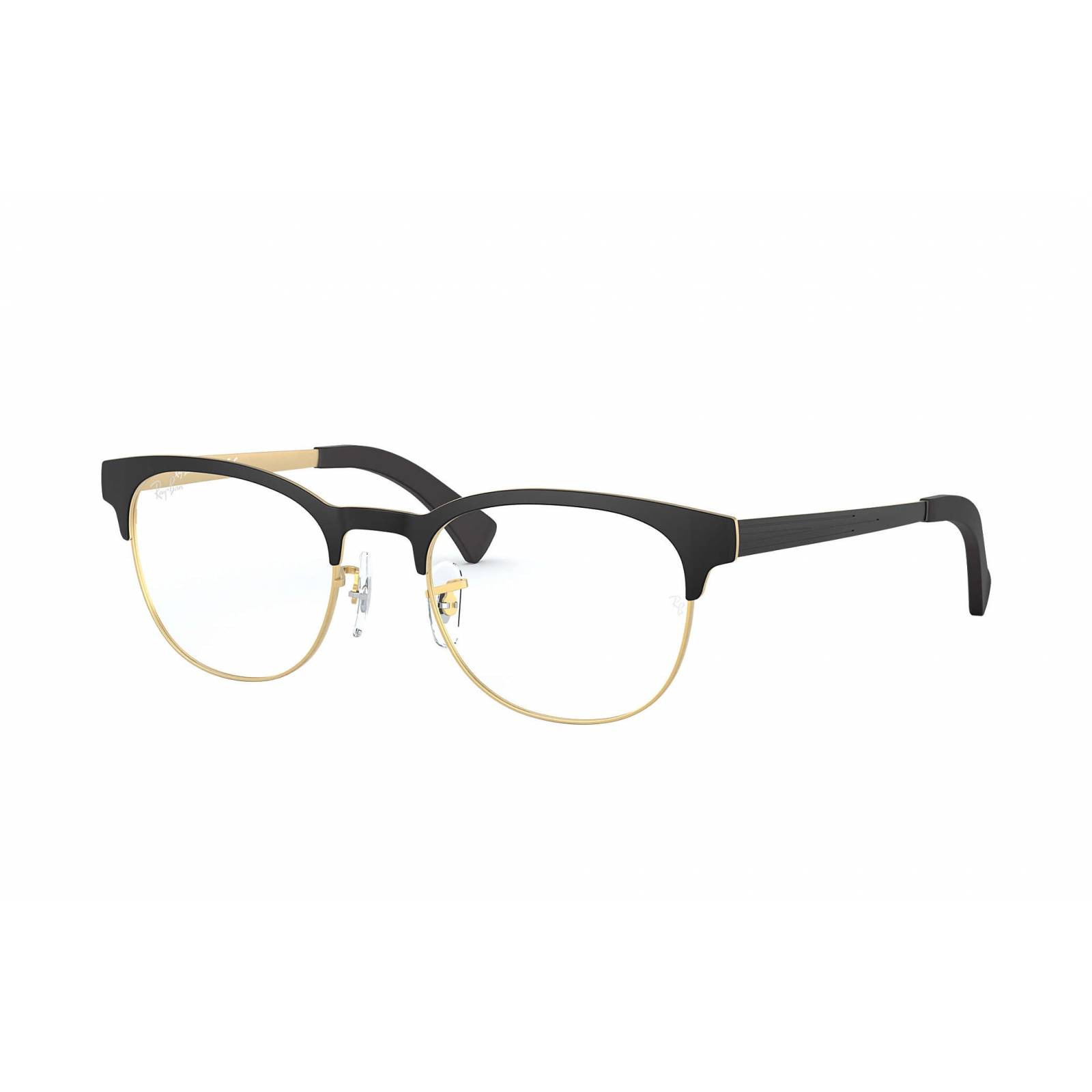 Lentes de sol Ray Ban Rb6317 2833 Clubmaster Metal Negro Dorado