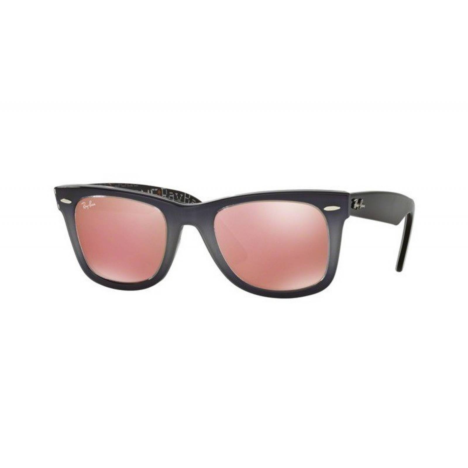 Lentes de sol Ray Ban Rb2140 902/Z2 Wayfarer Carey Rosa Espejo